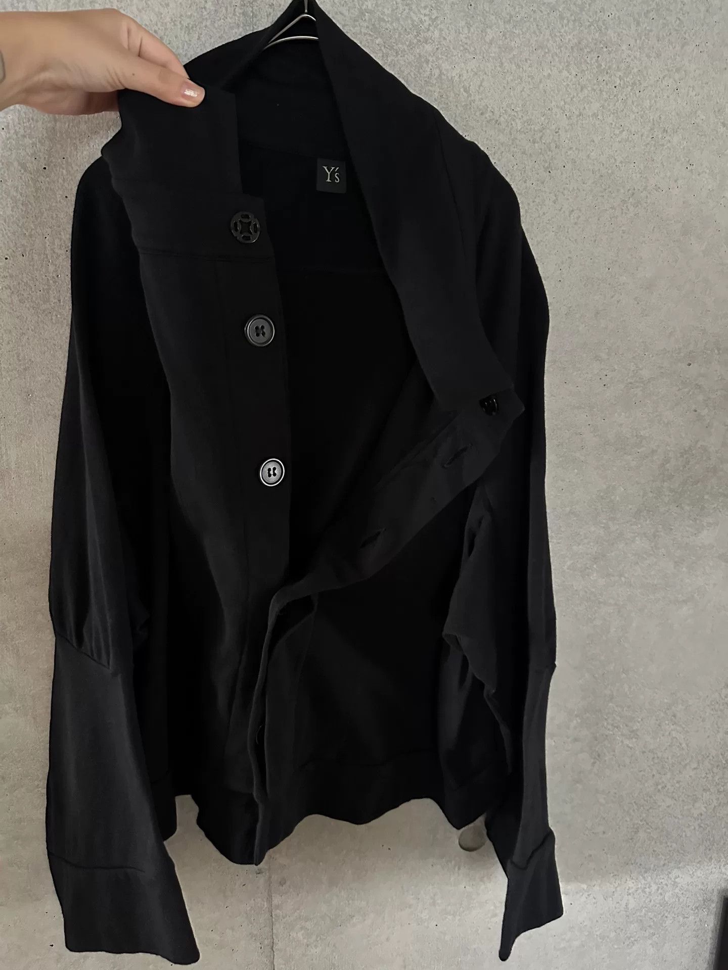 Y's Y's Yohji Yamamoto Black Kimono Jacket Size M / US 6-8 / IT 42-44 - 4 Thumbnail