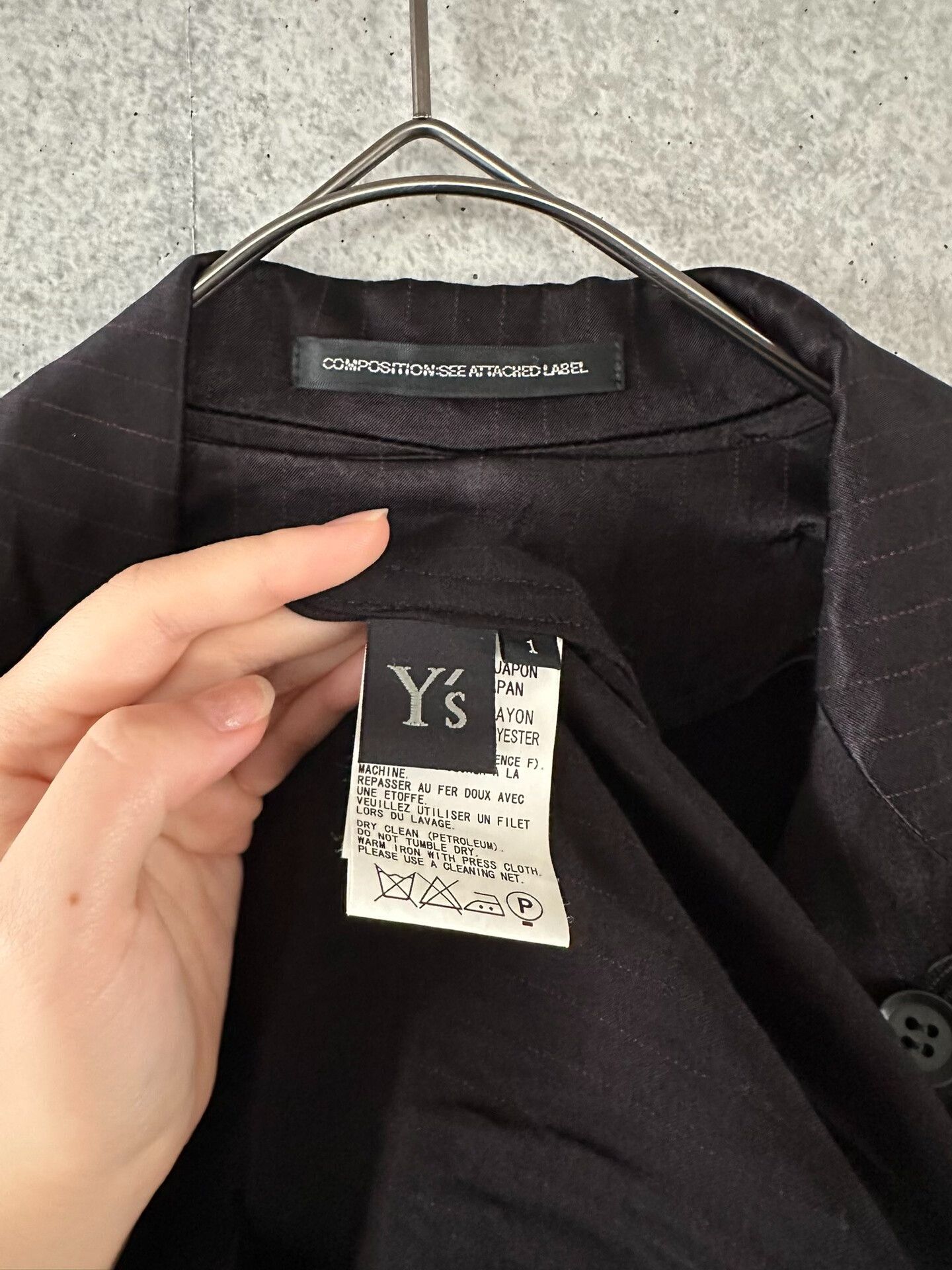 Y's Y’s Stylish Black Silk Jacket Size S / US 4 / IT 40 - 4 Thumbnail