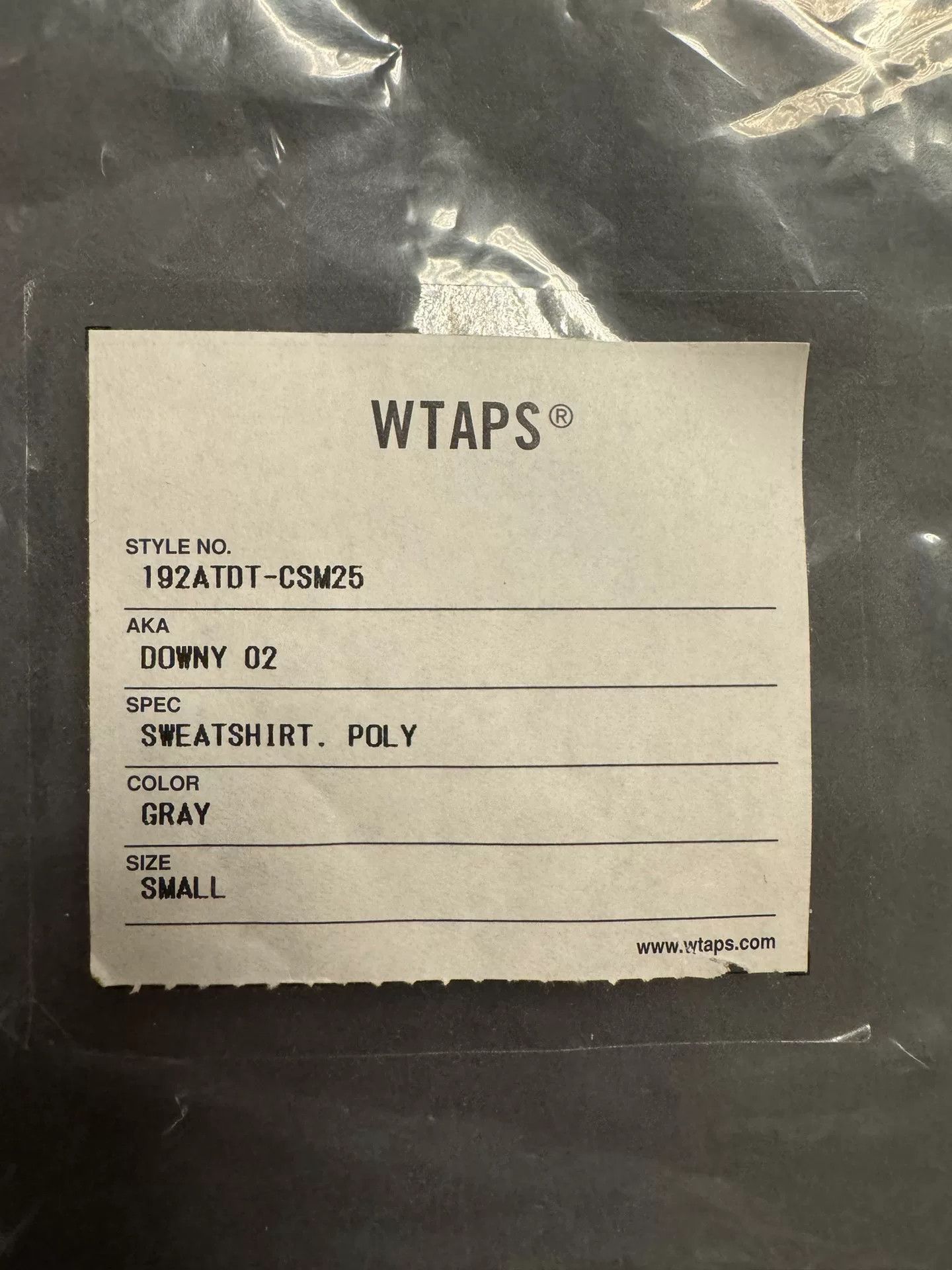 Wtaps WTAPS Downy Sweatshirt in Gray Size US S / EU 44-46 / 1 - 7 Thumbnail