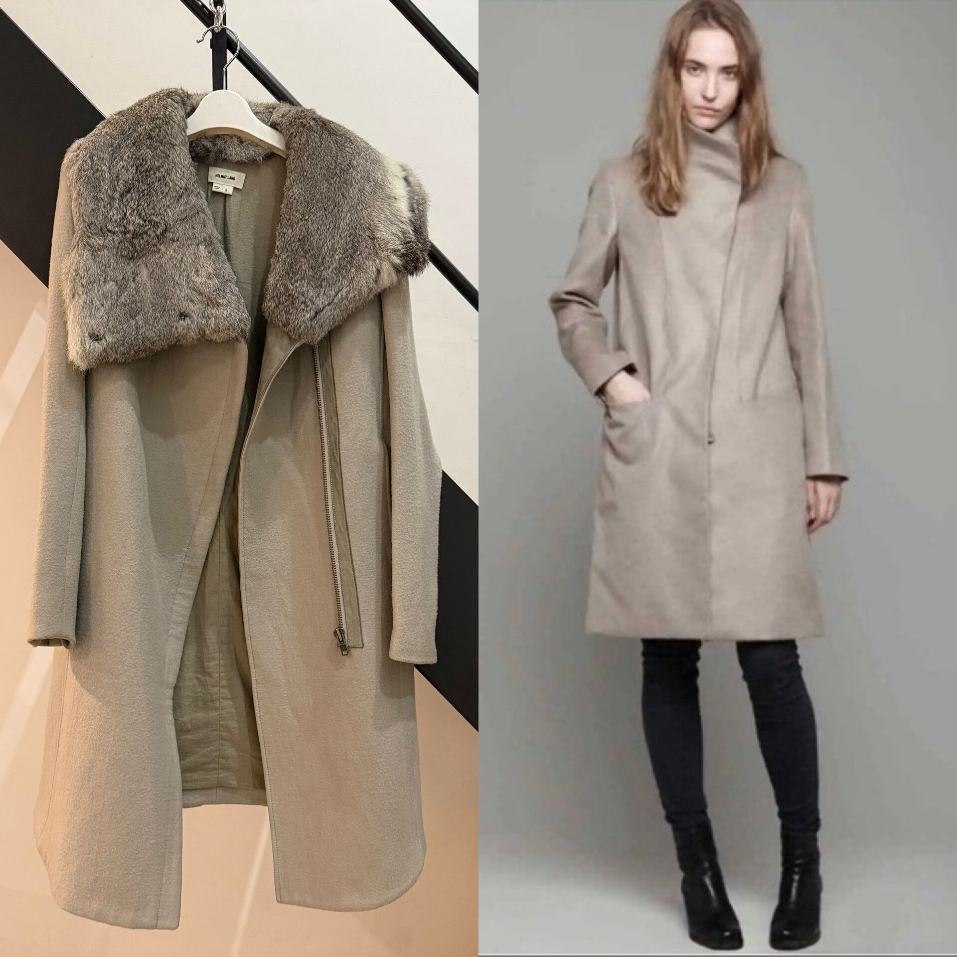Helmut Lang Helmut Lang Rabbit Fur Coat 2010AW Size S / US 4 / IT 40 - 8 Thumbnail