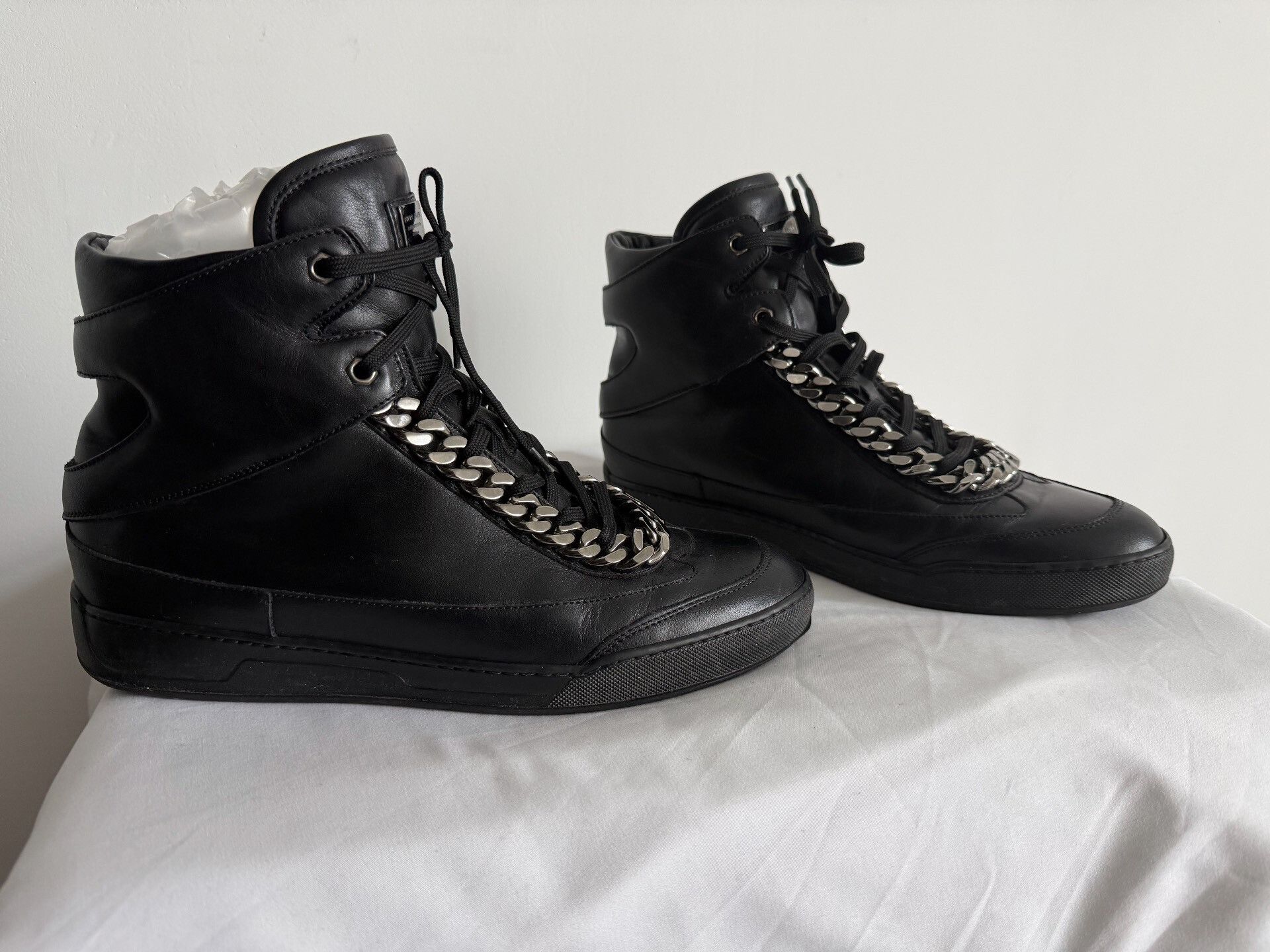 Philipp Plein Philip Plein Chain High-Top Sneakers Size US 10 / EU 43 - 2 Thumbnail