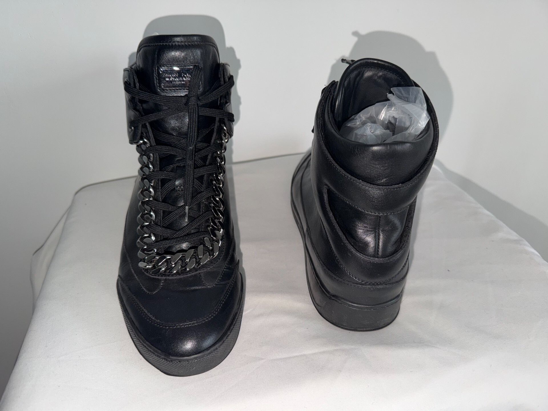 Philipp Plein Philip Plein Chain High-Top Sneakers Size US 10 / EU 43 - 5 Thumbnail