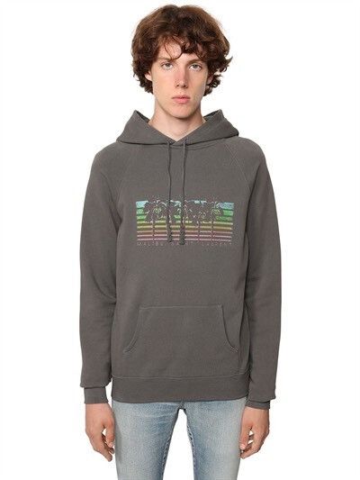 Saint Laurent Paris Saint Laurent Grey Malibu Hoodie Size US M / EU 48-50 / 2 - 2 Thumbnail