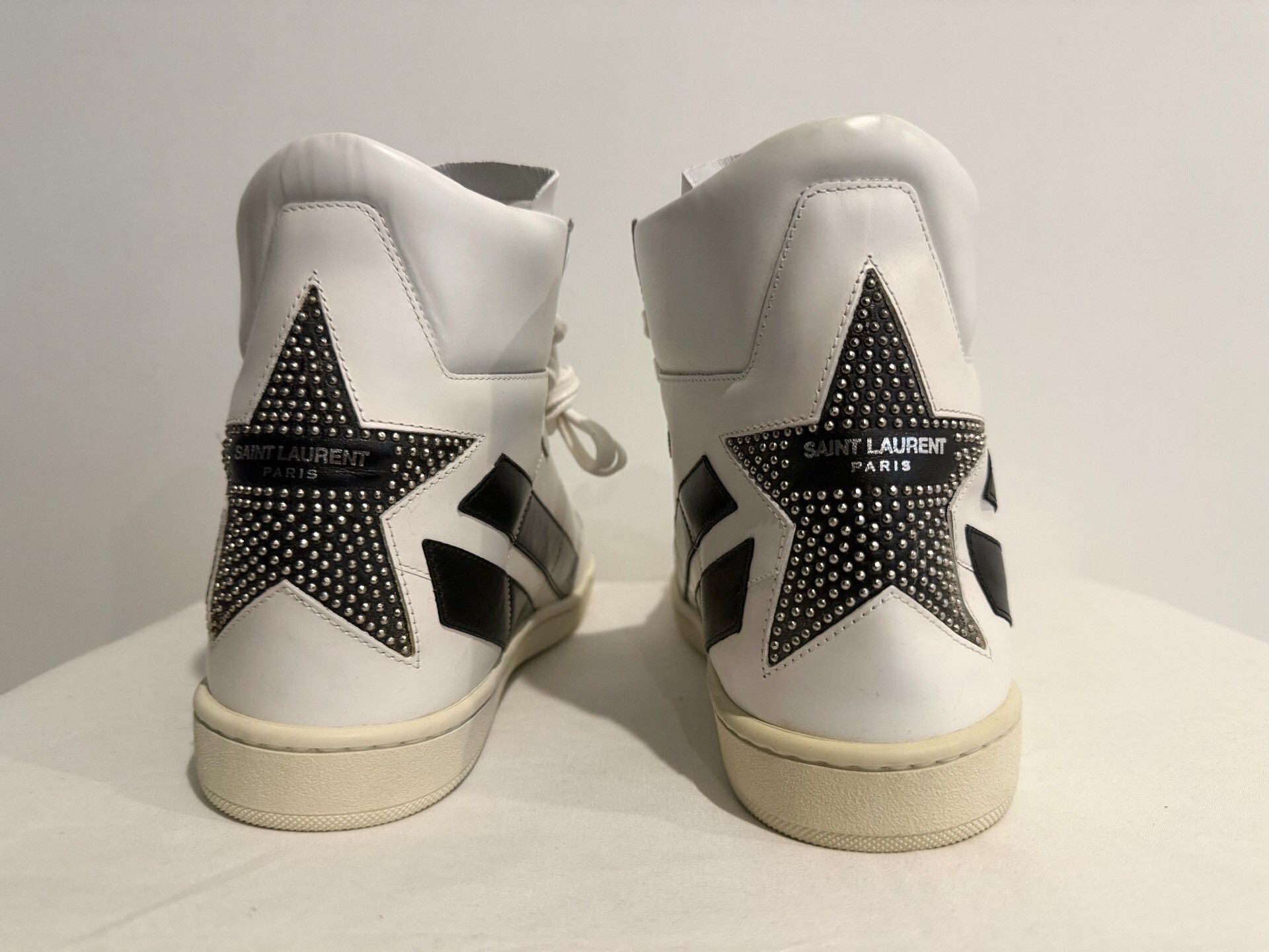 Saint Laurent Paris Saint Laurent Studded Court Classic Sneakers Size US 8 / EU 41 - 7 Thumbnail