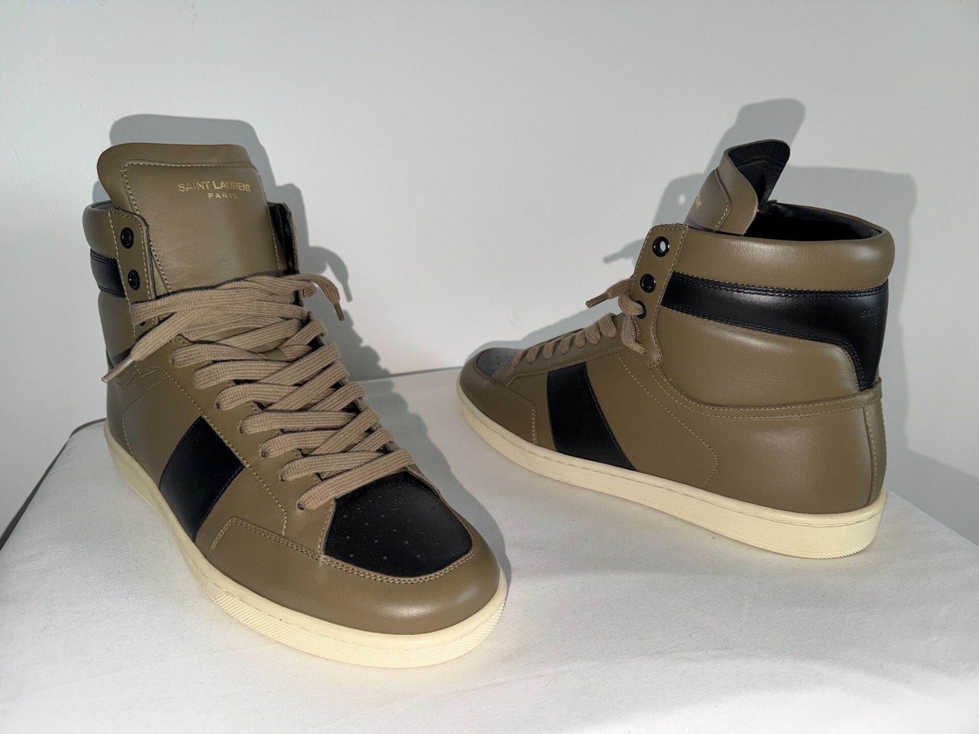 Saint Laurent Paris Saint Laurent SL10H High Top Sneakers Size US 8 / EU 41 - 2 Thumbnail