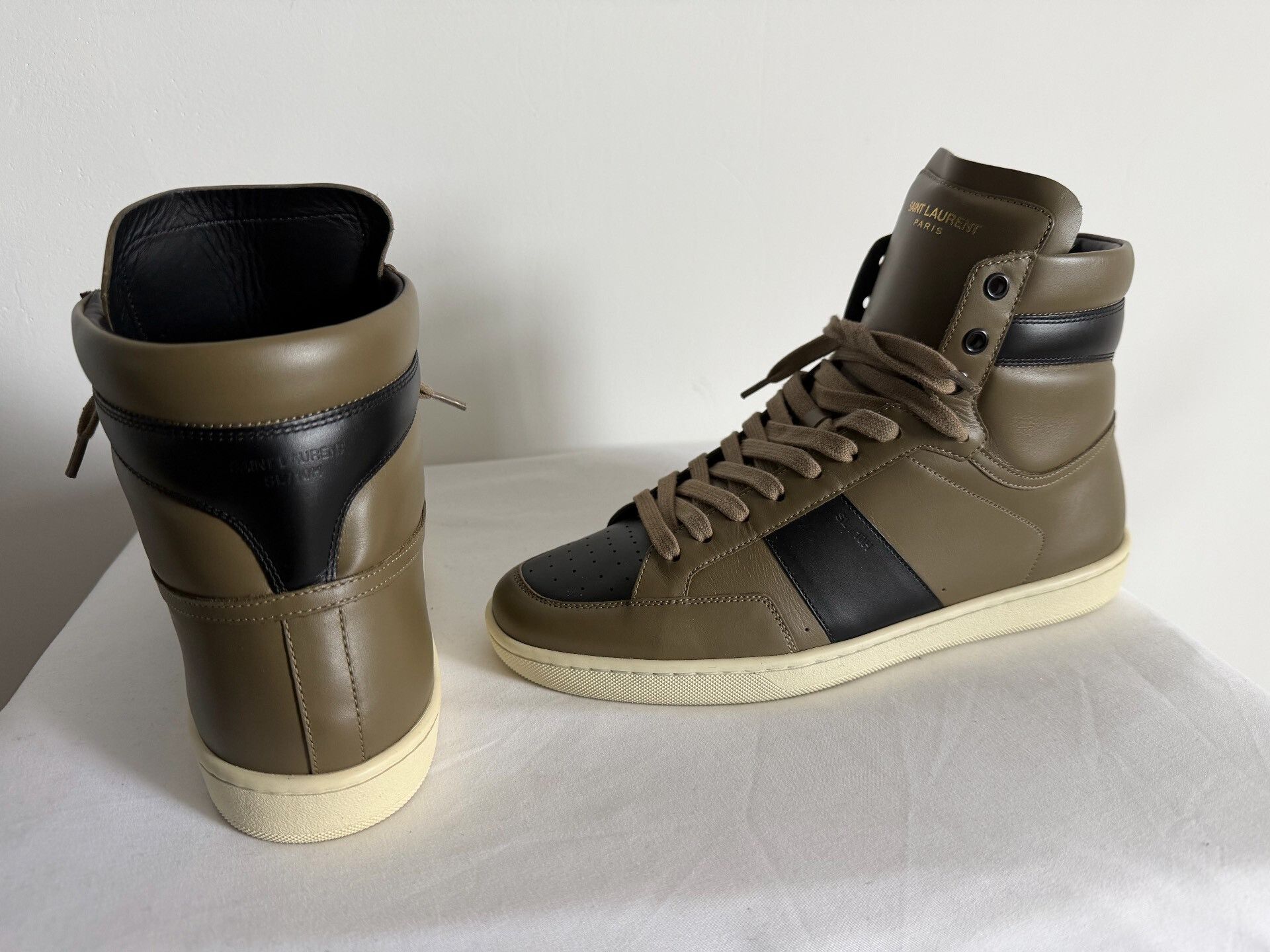 Saint Laurent Paris Saint Laurent SL10H High Top Sneakers Size US 8 / EU 41 - 3 Thumbnail