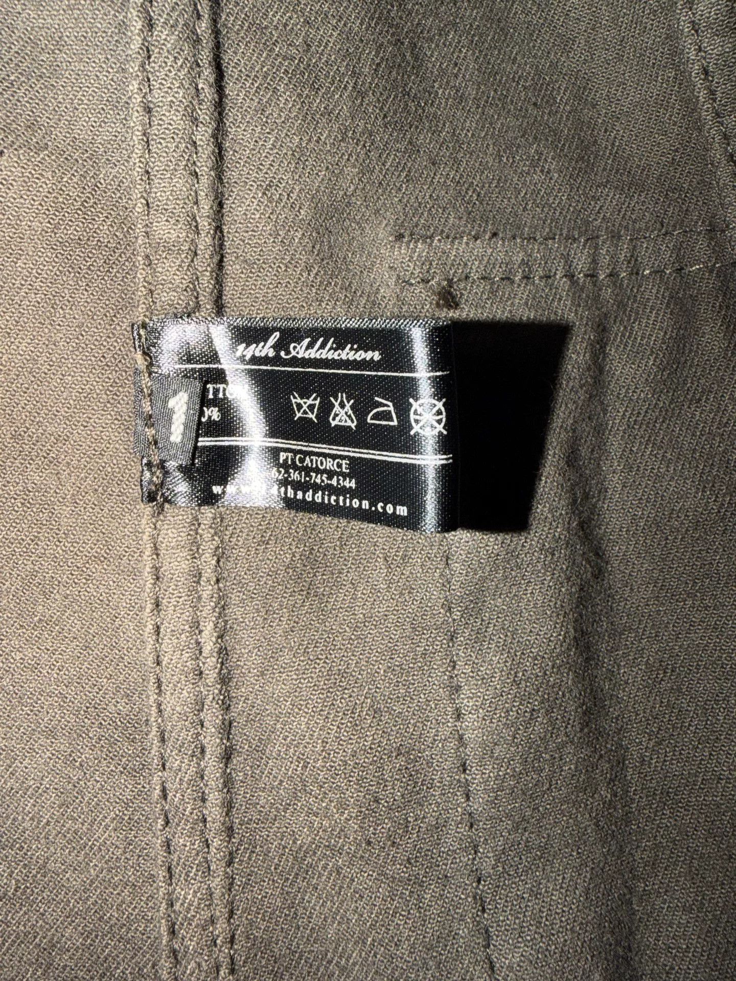 14th Addiction Distressed Military Jacket by 14th Addiction Size US M / EU 48-50 / 2 - 8 Thumbnail