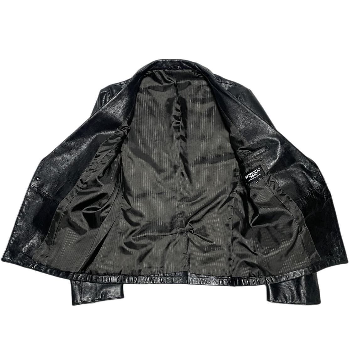 Tornado Mart Tornado Mart Leather Blazer Suit Jacket Size US L / EU 52-54 / 3 - 8 Thumbnail