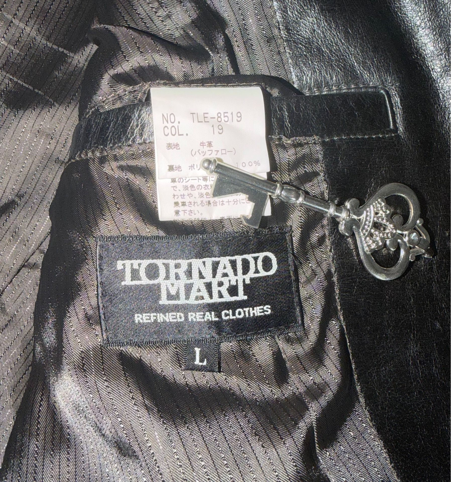 Tornado Mart Tornado Mart Leather Blazer Suit Jacket Size US L / EU 52-54 / 3 - 7 Thumbnail