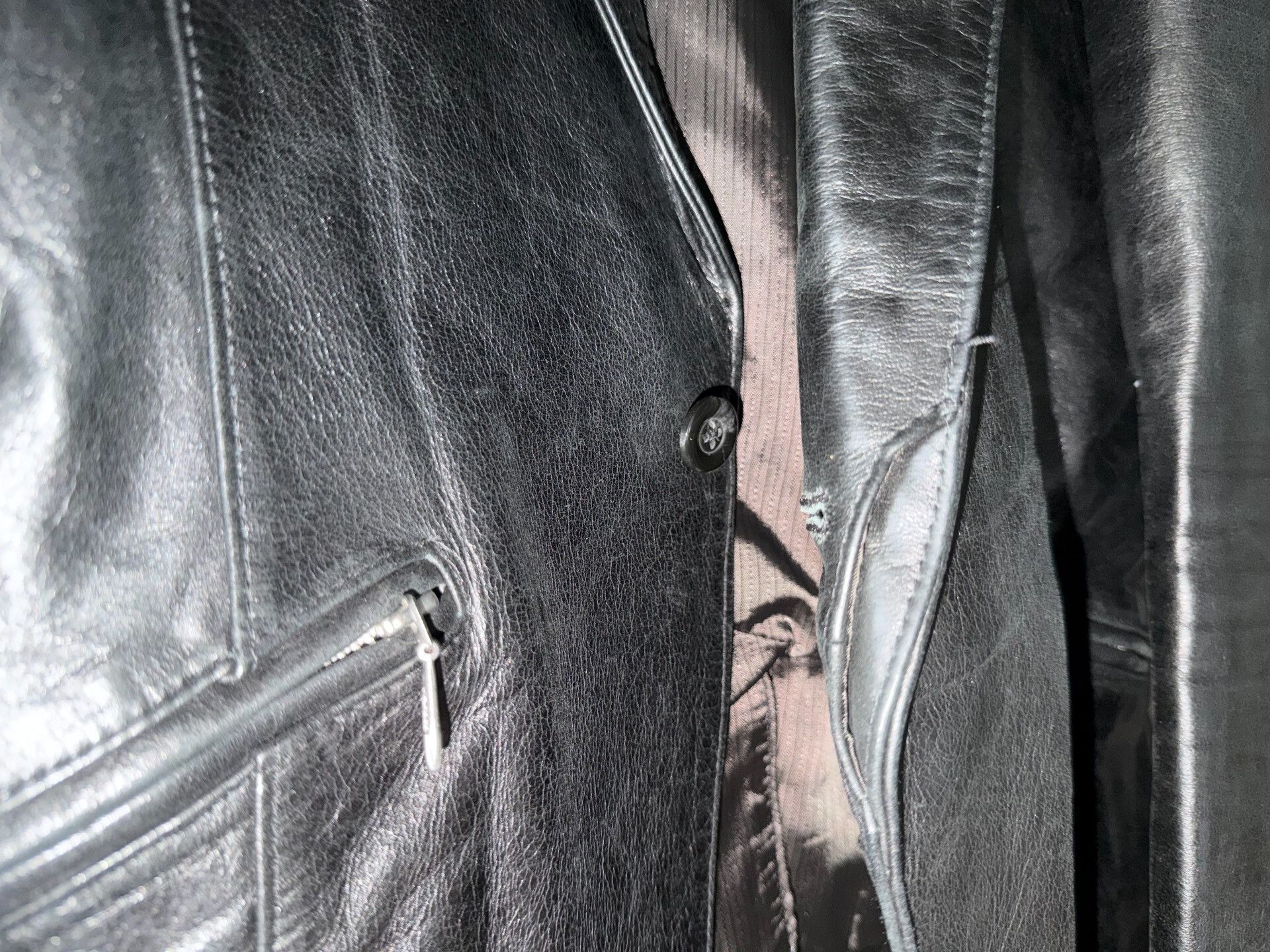 Tornado Mart Tornado Mart Leather Blazer Suit Jacket Size US L / EU 52-54 / 3 - 5 Thumbnail
