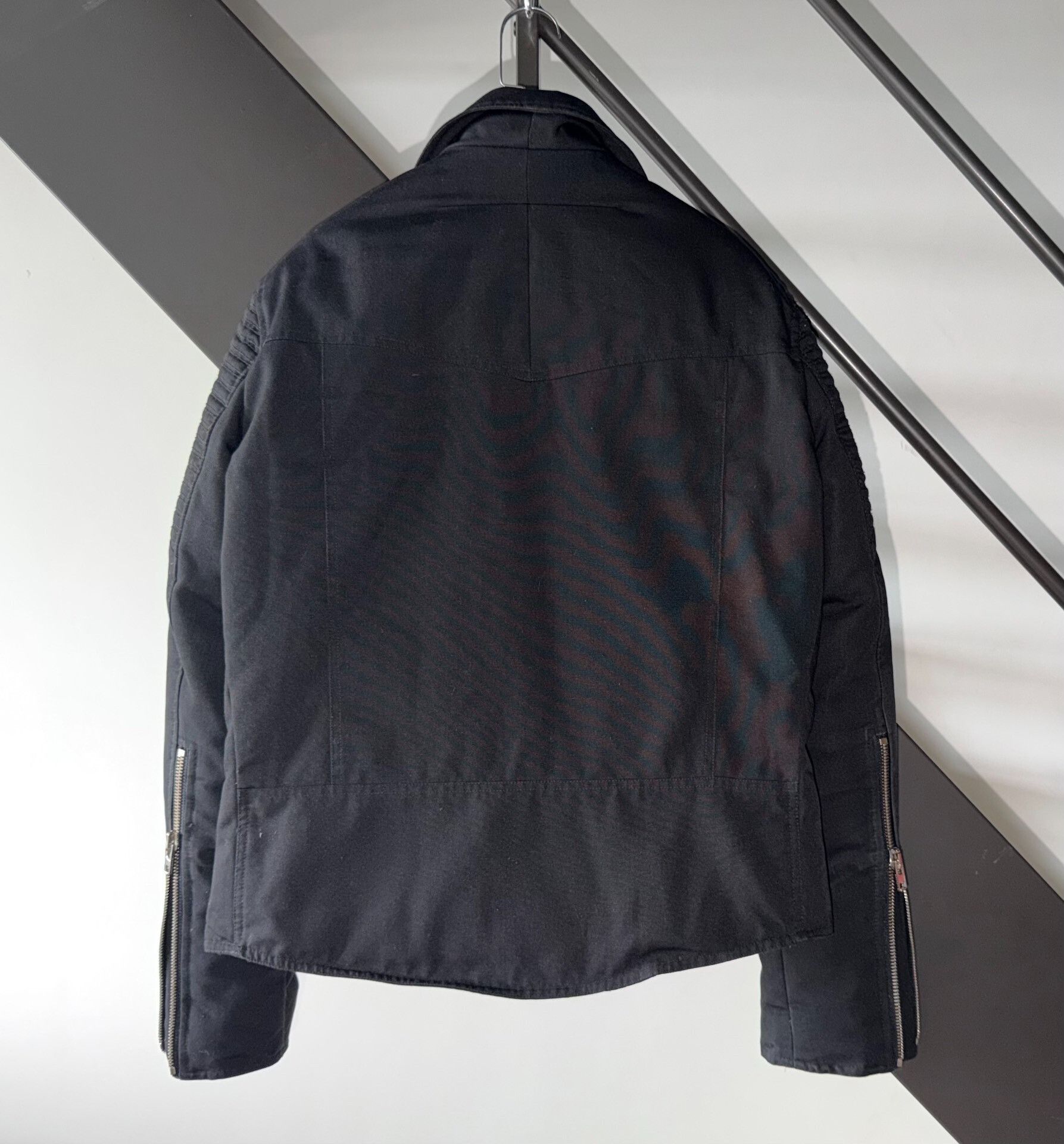 Givenchy Givenchy Black Cotton Puffer Rider Jacket Size US M / EU 48-50 / 2 - 2 Thumbnail