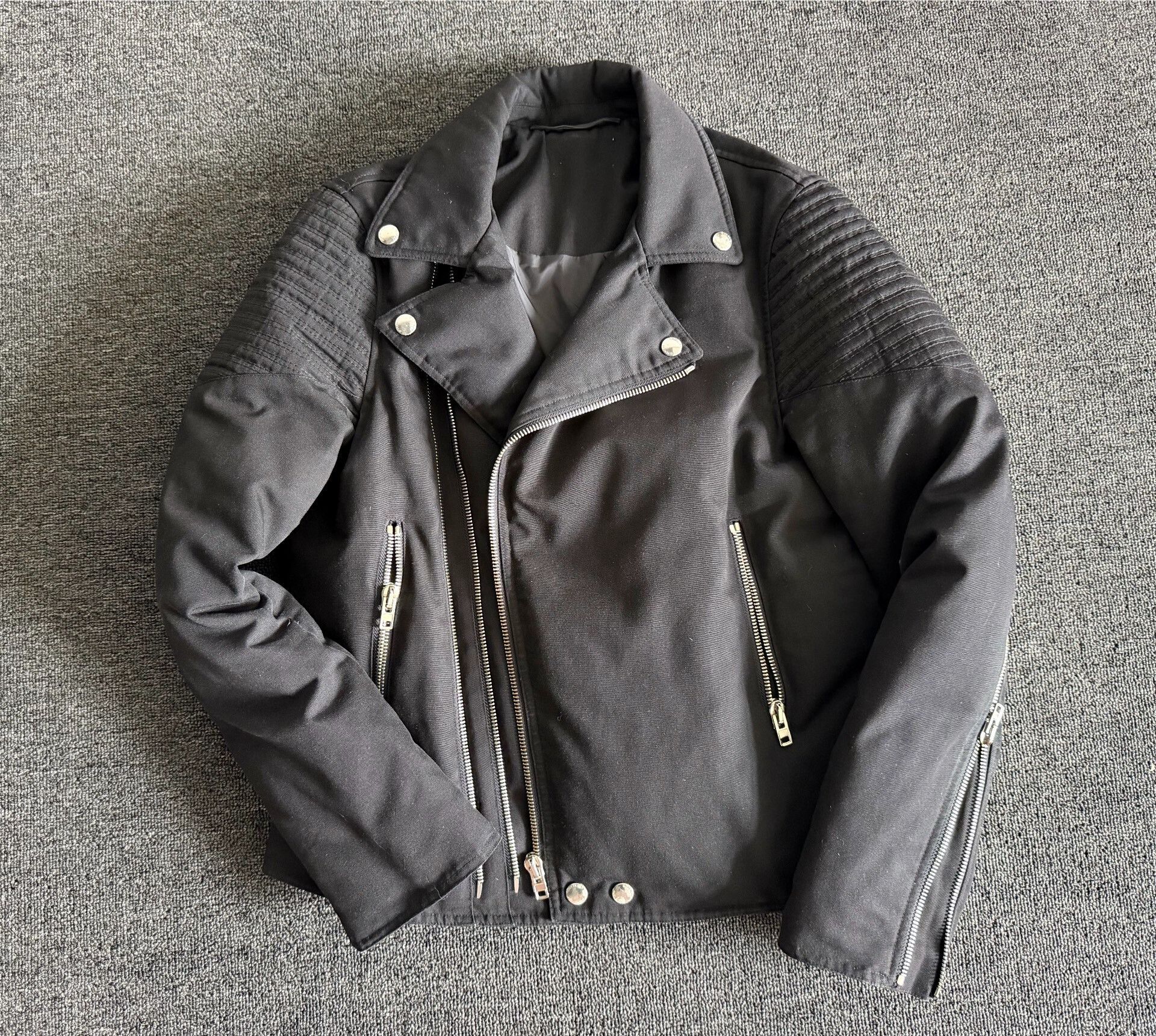 Givenchy Givenchy Black Cotton Puffer Rider Jacket Size US M / EU 48-50 / 2 - 3 Thumbnail