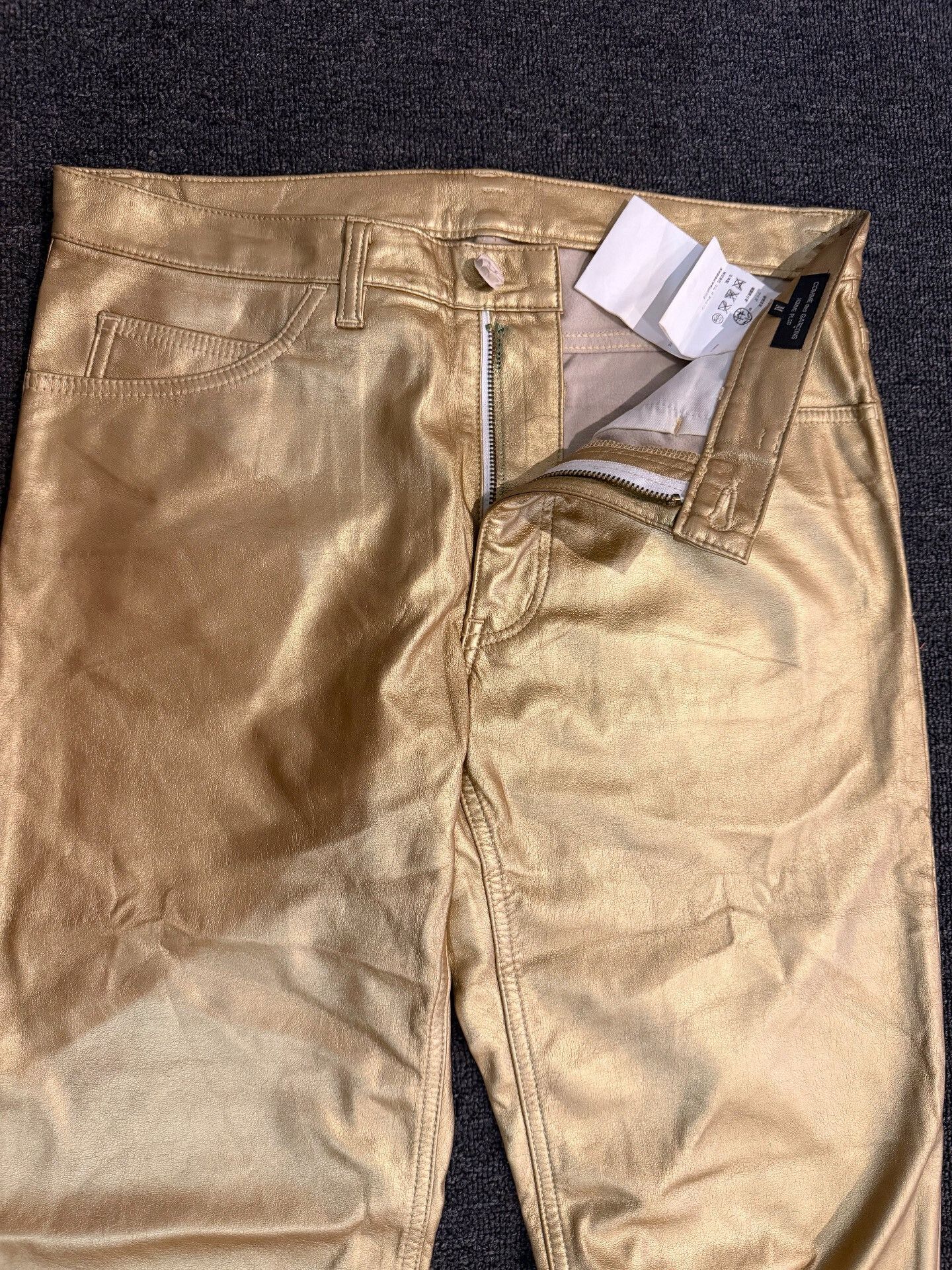 Comme des Garcons Gold Straight-Leg Pants by Comme des Garcons Size US 30 / EU 46 - 2 Thumbnail
