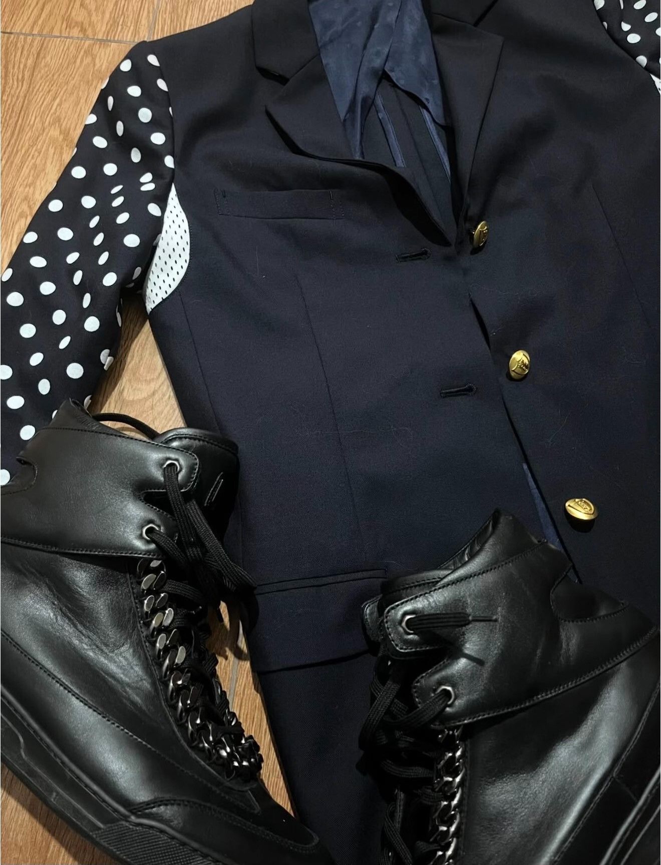 PHENOMENON Phenomenon SS13 Polkadot Blazer Jacket Size S / US 4 / IT 40 - 8 Thumbnail