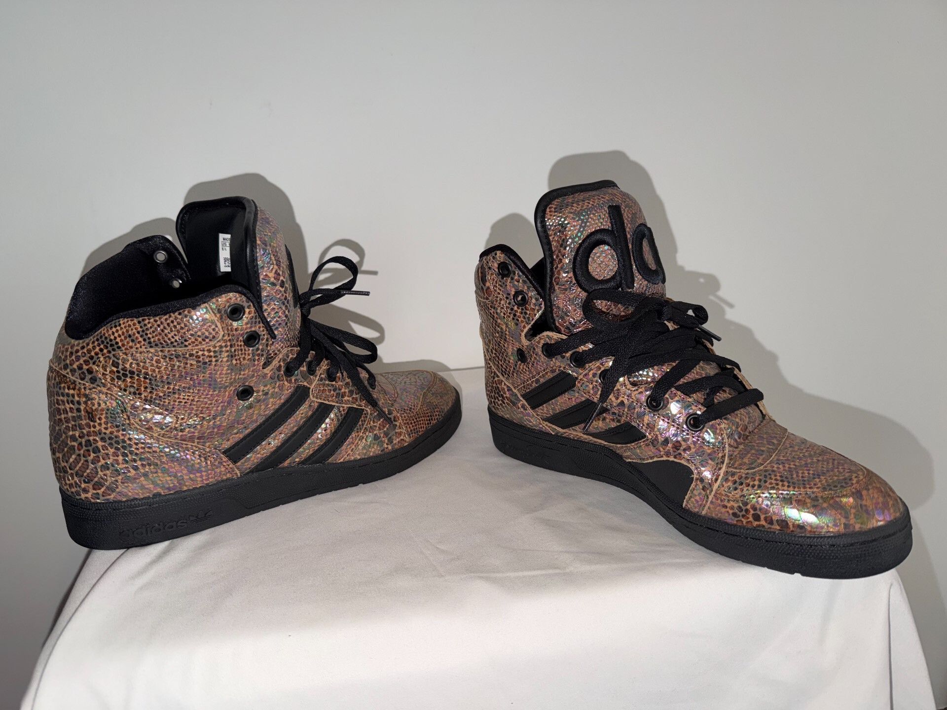 Jeremy Scott Adidas Jeremy Scott Instinct Hi Sneakers Size US 10 / EU 43 - 5 Thumbnail