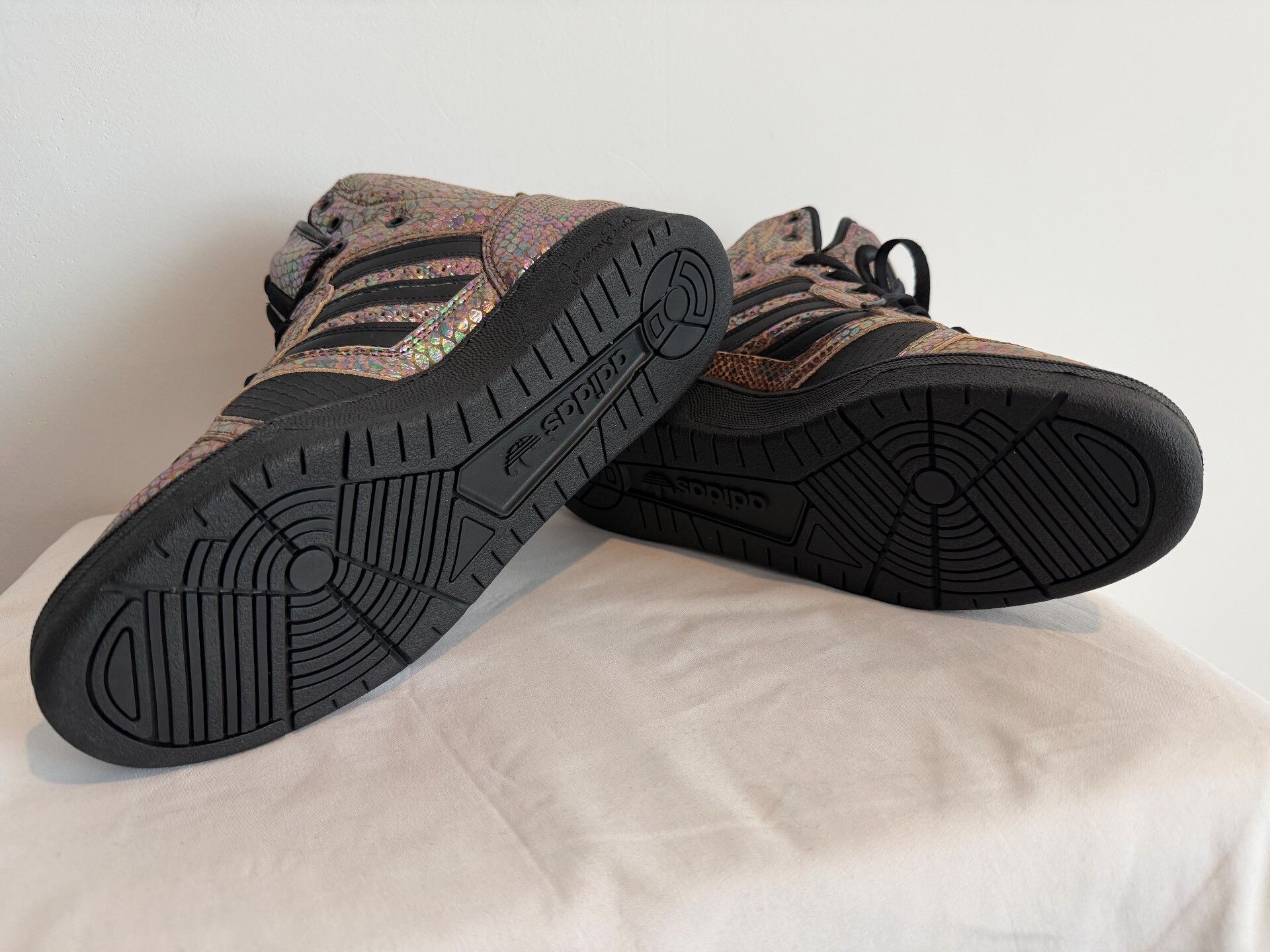 Jeremy Scott Adidas Jeremy Scott Instinct Hi Sneakers Size US 10 / EU 43 - 4 Thumbnail