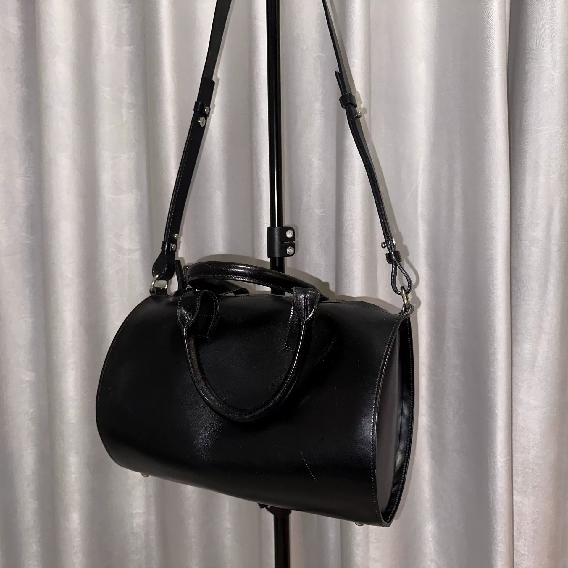 Junya Watanabe Black Junya Watanabe Leather Handbag Size ONE SIZE - 4 Thumbnail