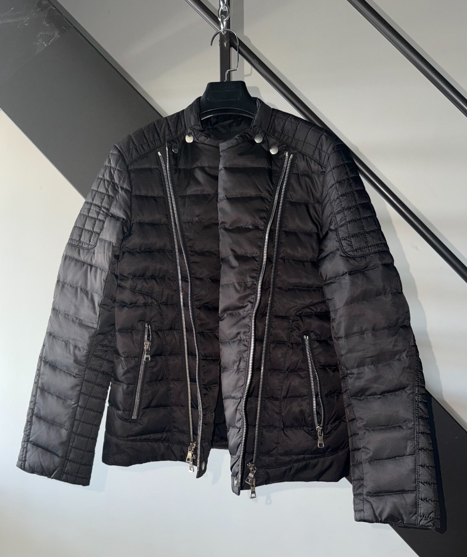 Balmain Balmain Black Quilted Nylon Jacket Size US S / EU 44-46 / 1 - 4 Thumbnail