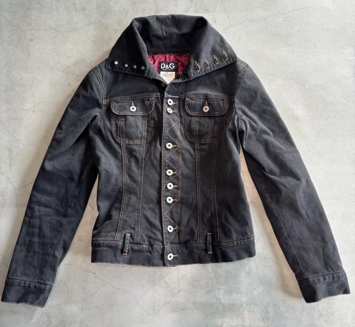 Dolce & Gabbana Dolce & Gabbana Black Denim Jacket Size US S / EU 44-46 / 1 - 6 Thumbnail