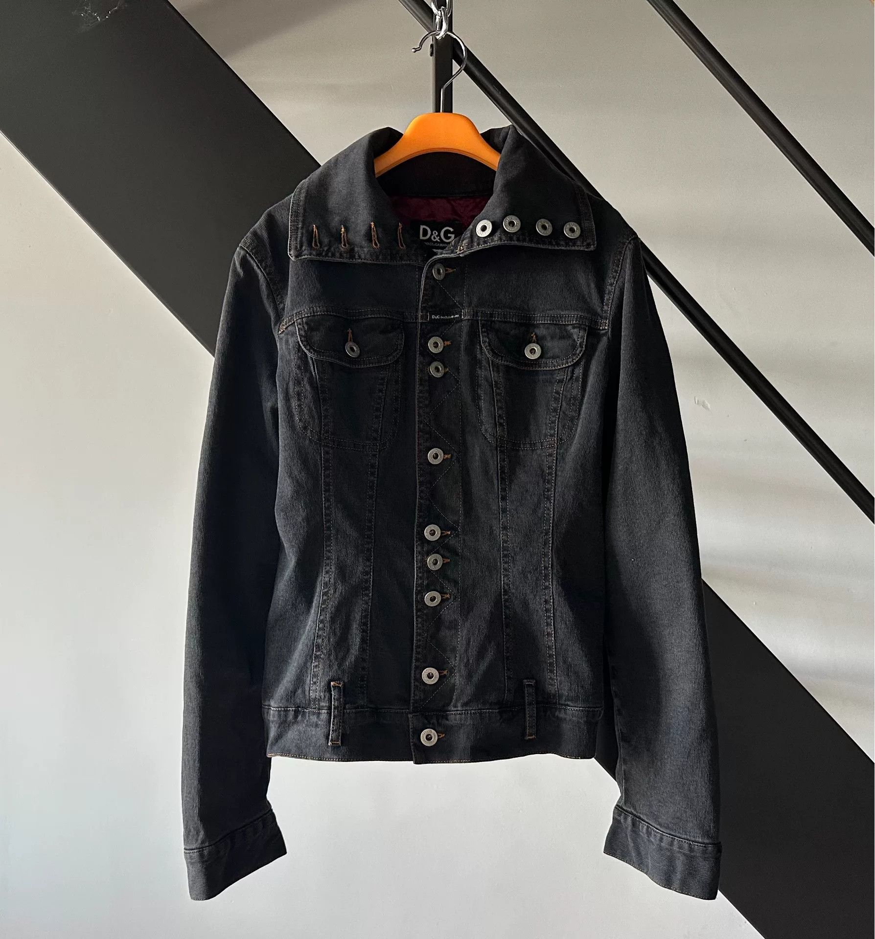 Dolce & Gabbana Dolce & Gabbana Black Denim Jacket Size US S / EU 44-46 / 1 - 4 Thumbnail