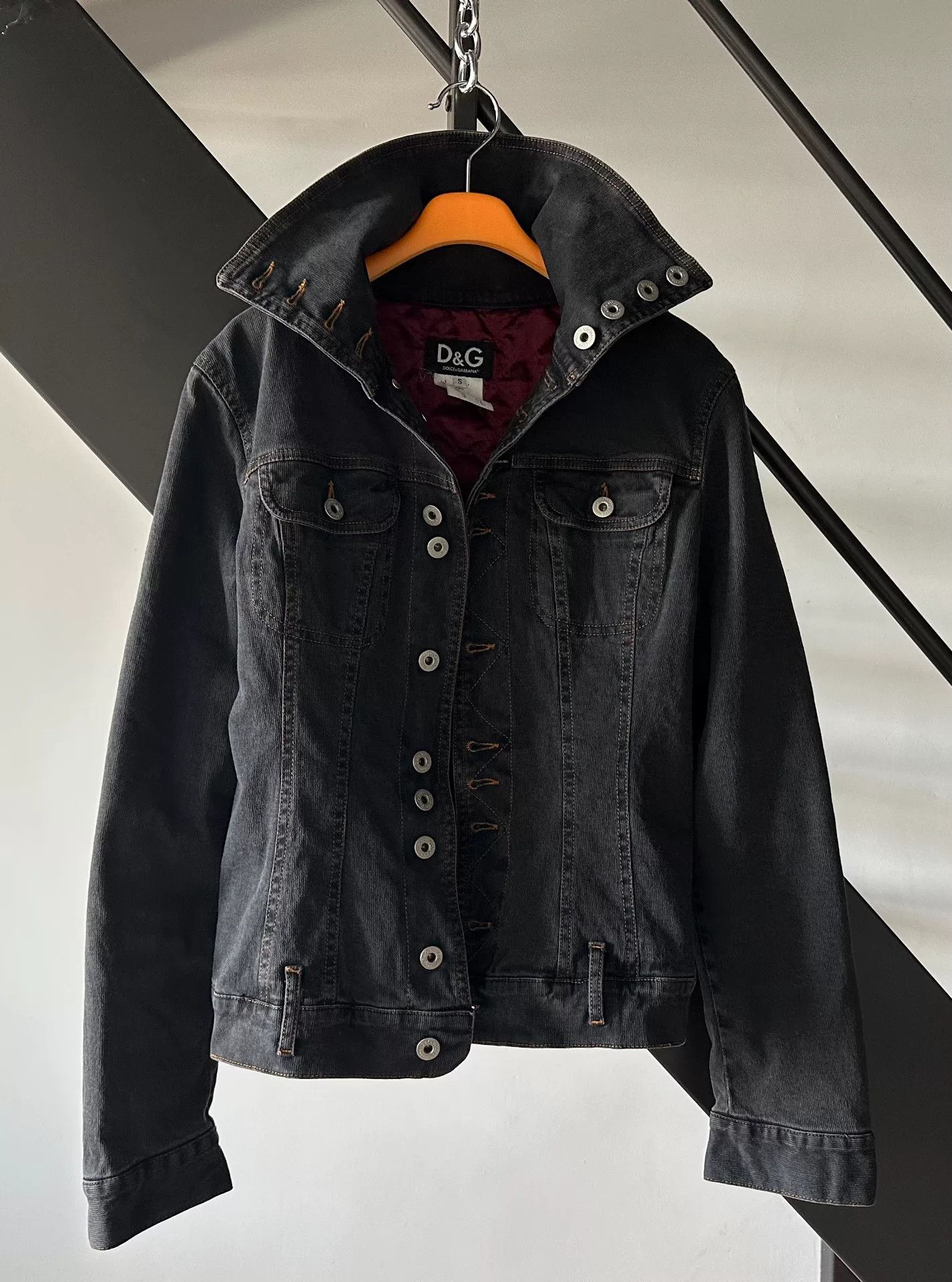 Dolce & Gabbana Dolce & Gabbana Black Denim Jacket Size US S / EU 44-46 / 1 - 2 Thumbnail