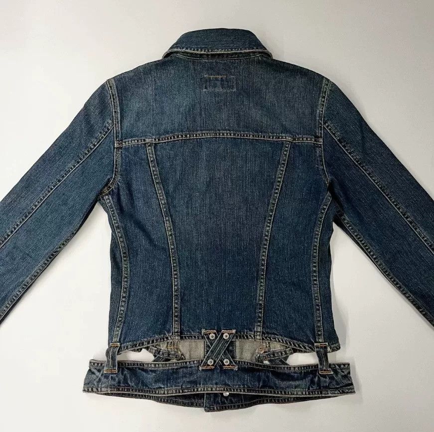 Dolce & Gabbana Dolce&Gabbana Denim Jacket with Cutout Design Size US XS / EU 42 / 0 - 6 Thumbnail