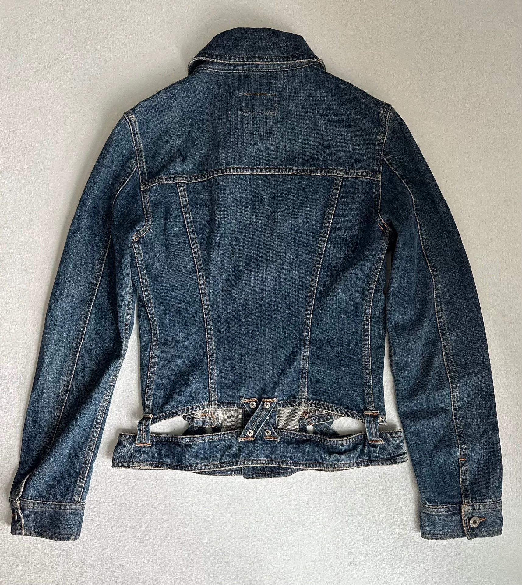 Dolce & Gabbana Dolce&Gabbana Denim Jacket with Cutout Design Size US XS / EU 42 / 0 - 5 Thumbnail