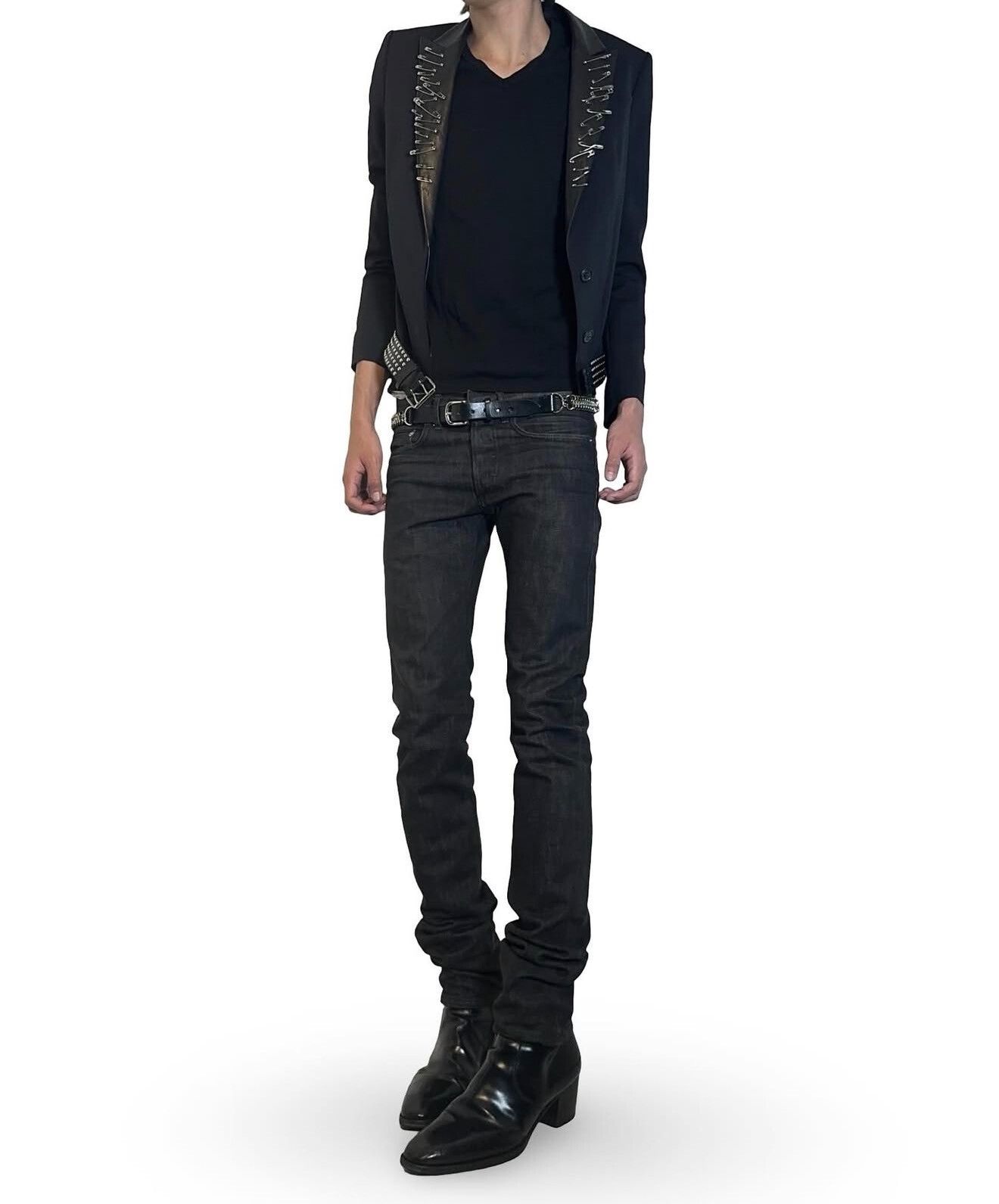 Pledge Black Gun Collar Suit by Pledge Size M / US 6-8 / IT 42-44 - 6 Thumbnail