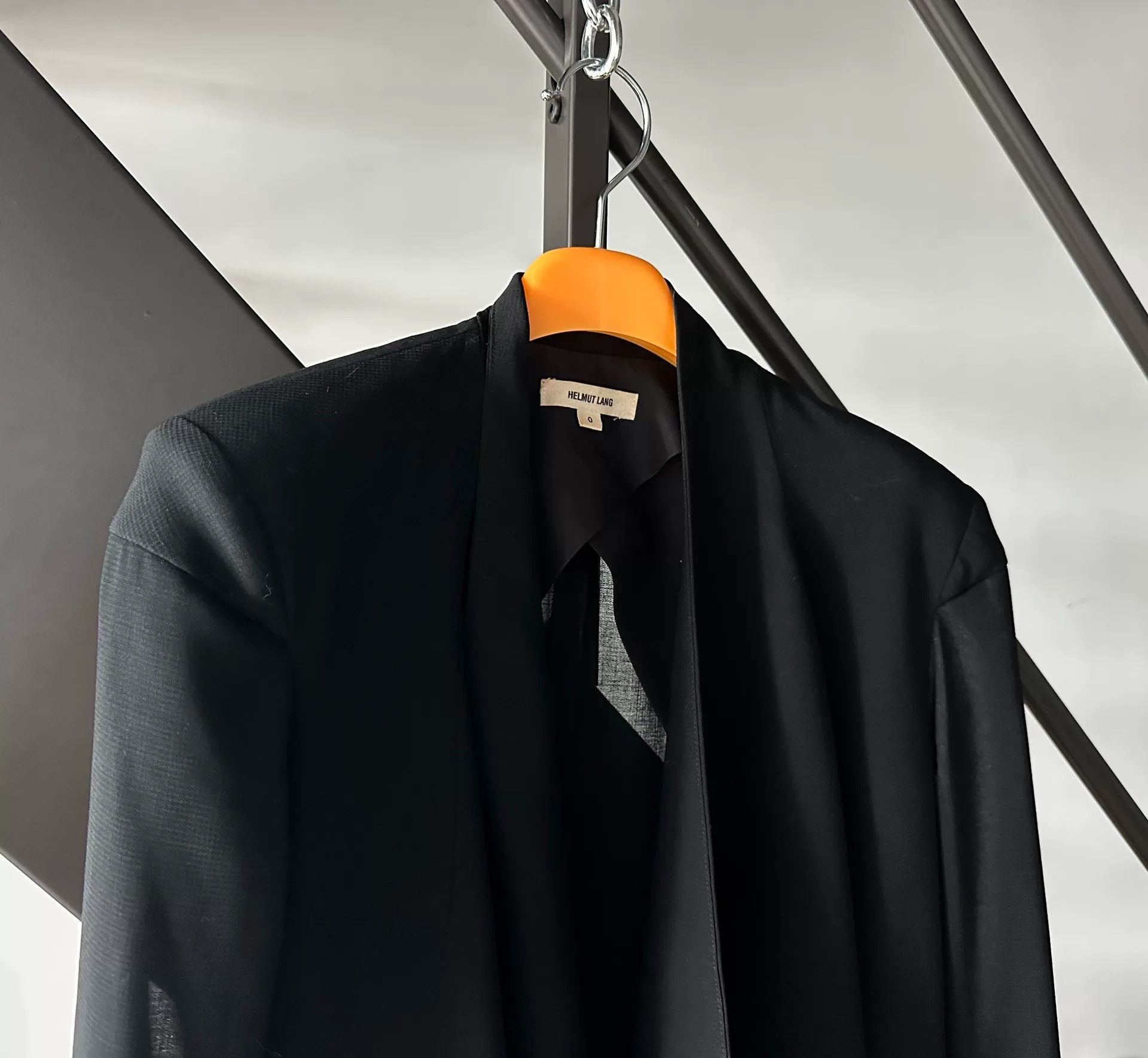Helmut Lang Helmut Lang Black Mesh Jacket Size XS / US 0-2 / IT 36-38 - 3 Thumbnail