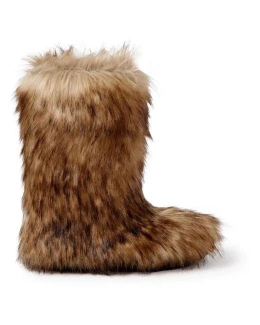 Celine Celine Homme Brown Faux Fur Boots Size US 10 / EU 43 - 7 Thumbnail