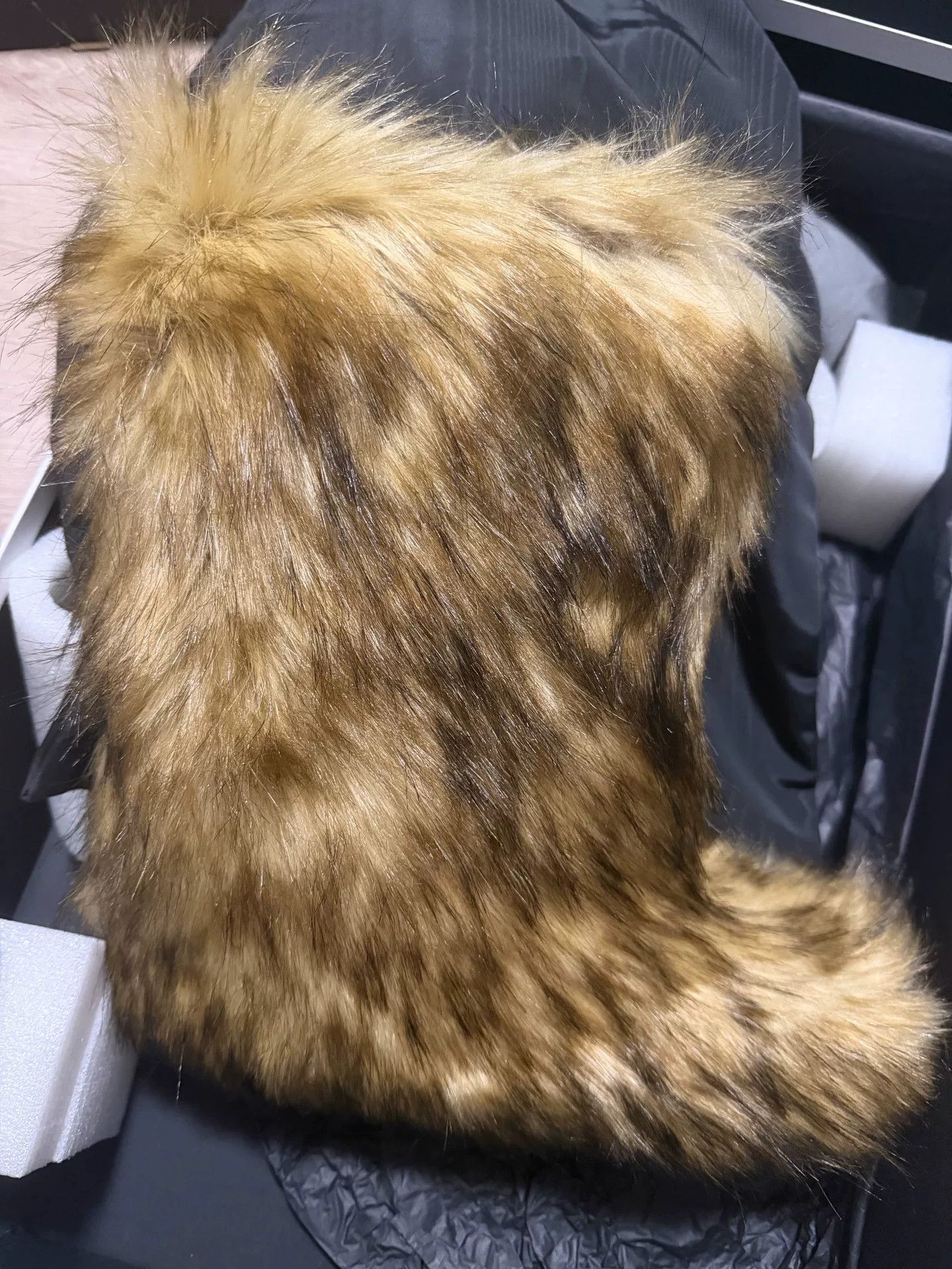 Celine Celine Homme Brown Faux Fur Boots Size US 10 / EU 43 - 4 Thumbnail