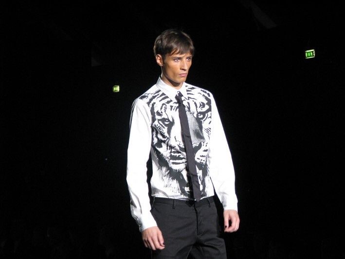 Dsquared2 Dsquared2 Tiger Print Long Sleeve Shirt Size US M / EU 48-50 / 2 - 8 Thumbnail