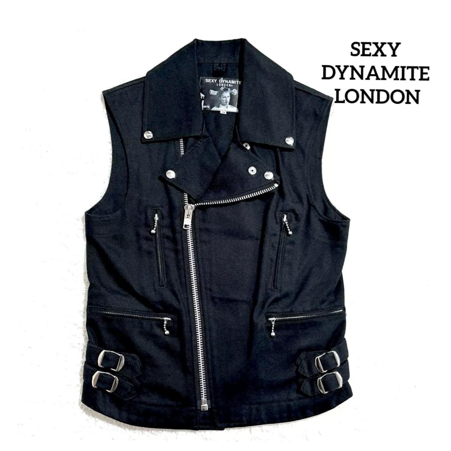 Jaded London Sexy Dynamite London Motorcycle Vest Jacket Size US M / EU 48-50 / 2 - 5 Thumbnail