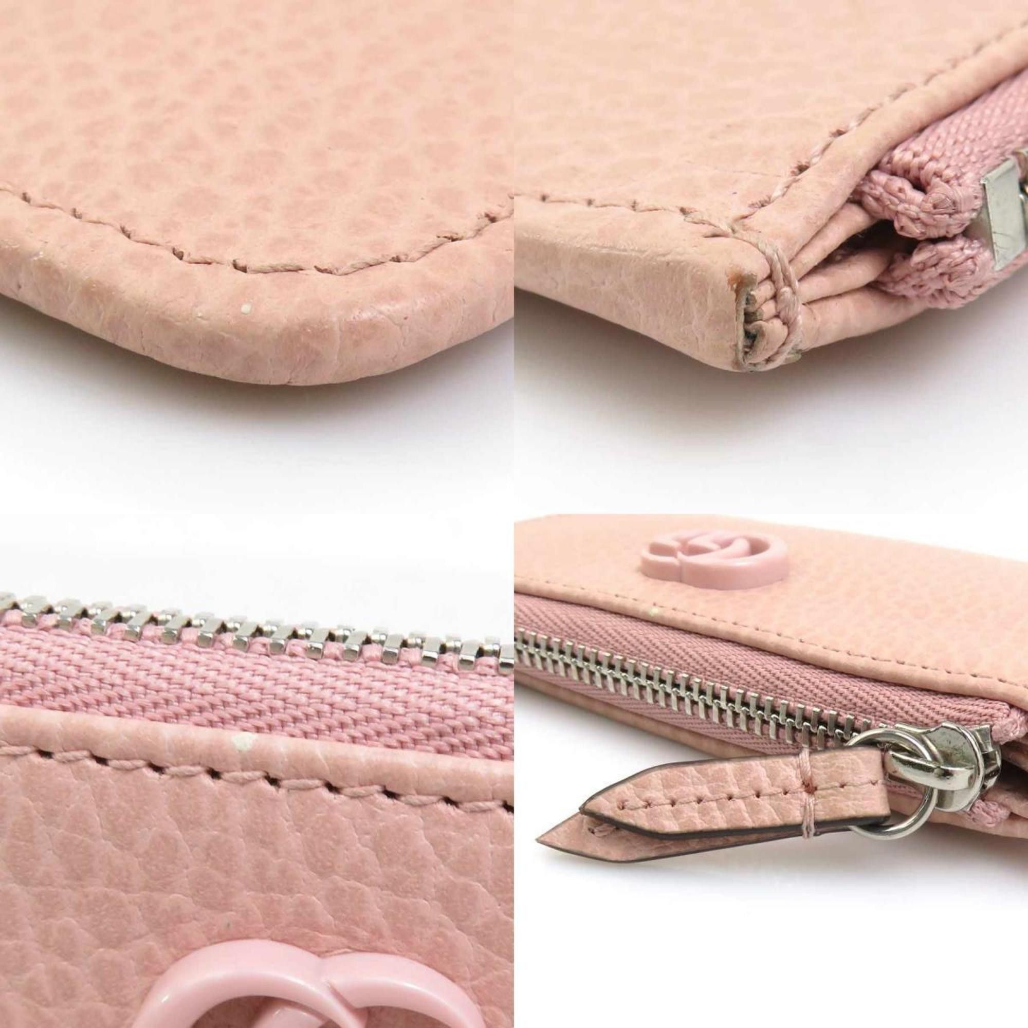Gucci Gucci wallet, coin purse, leather, pink, women's, 701070 56497a Size ONE SIZE - 4 Thumbnail