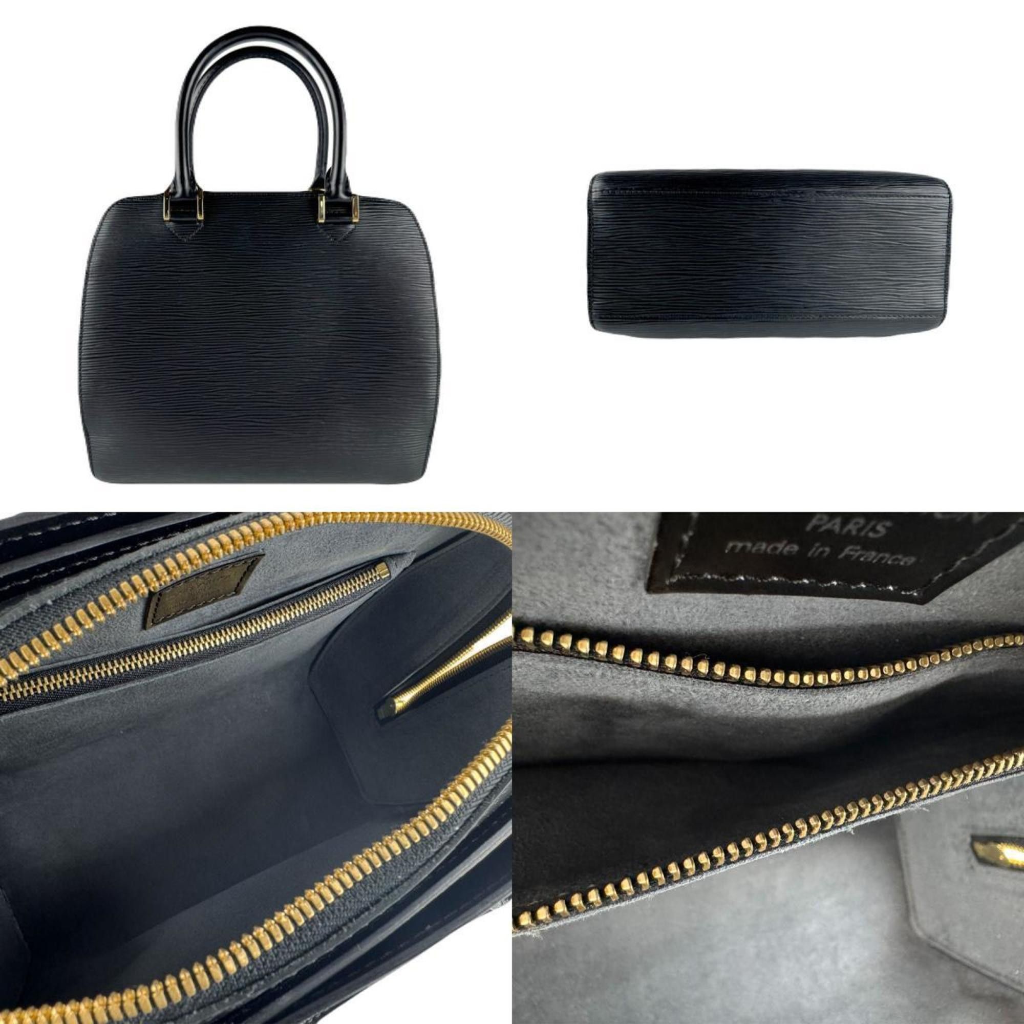 Louis Vuitton Louis Vuitton Epi Pont Neuf Handbag in Leather, Noir, Women's, M52052 z8420 Size ONE SIZE - 3 Thumbnail