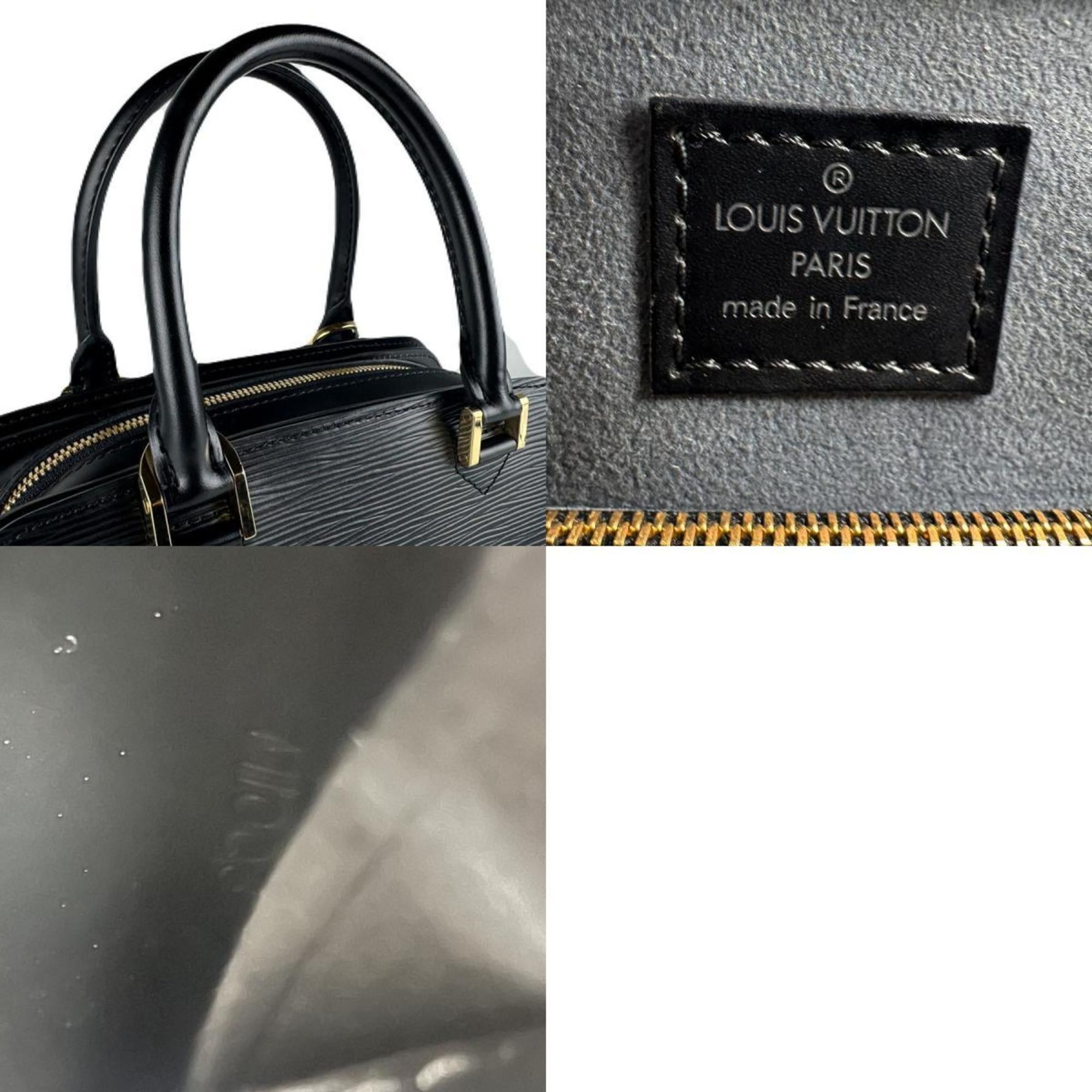 Louis Vuitton Louis Vuitton Epi Pont Neuf Handbag in Leather, Noir, Women's, M52052 z8420 Size ONE SIZE - 5 Thumbnail