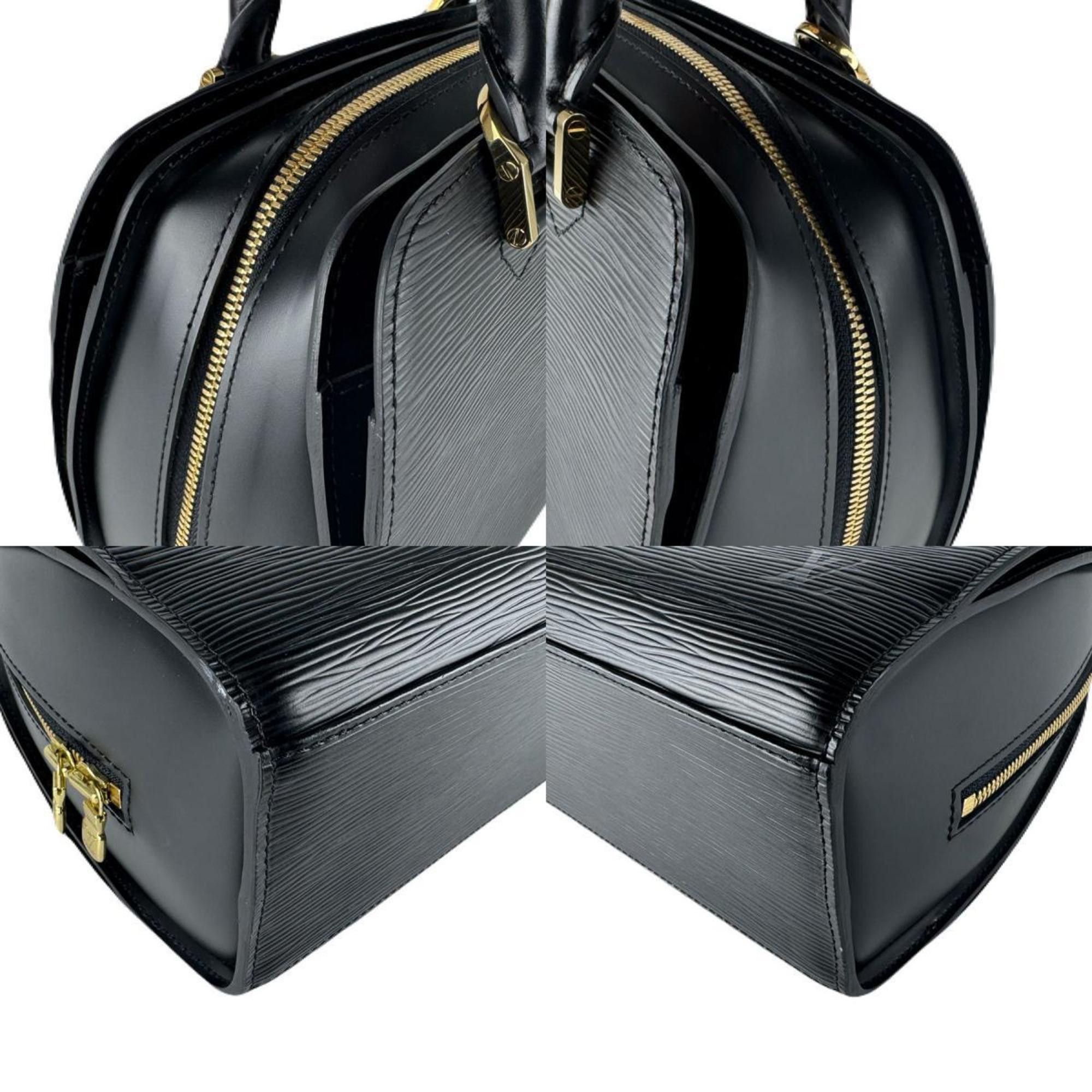 Louis Vuitton Louis Vuitton Epi Pont Neuf Handbag in Leather, Noir, Women's, M52052 z8420 Size ONE SIZE - 4 Thumbnail
