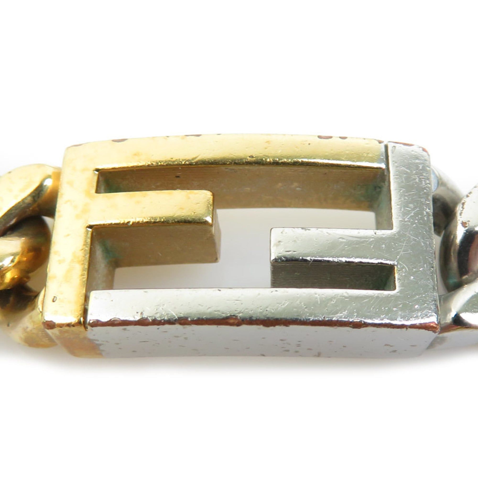 Fendi Fendi Bracelet Metal Gold and Silver Unisex r10969a Size ONE SIZE - 2 Thumbnail
