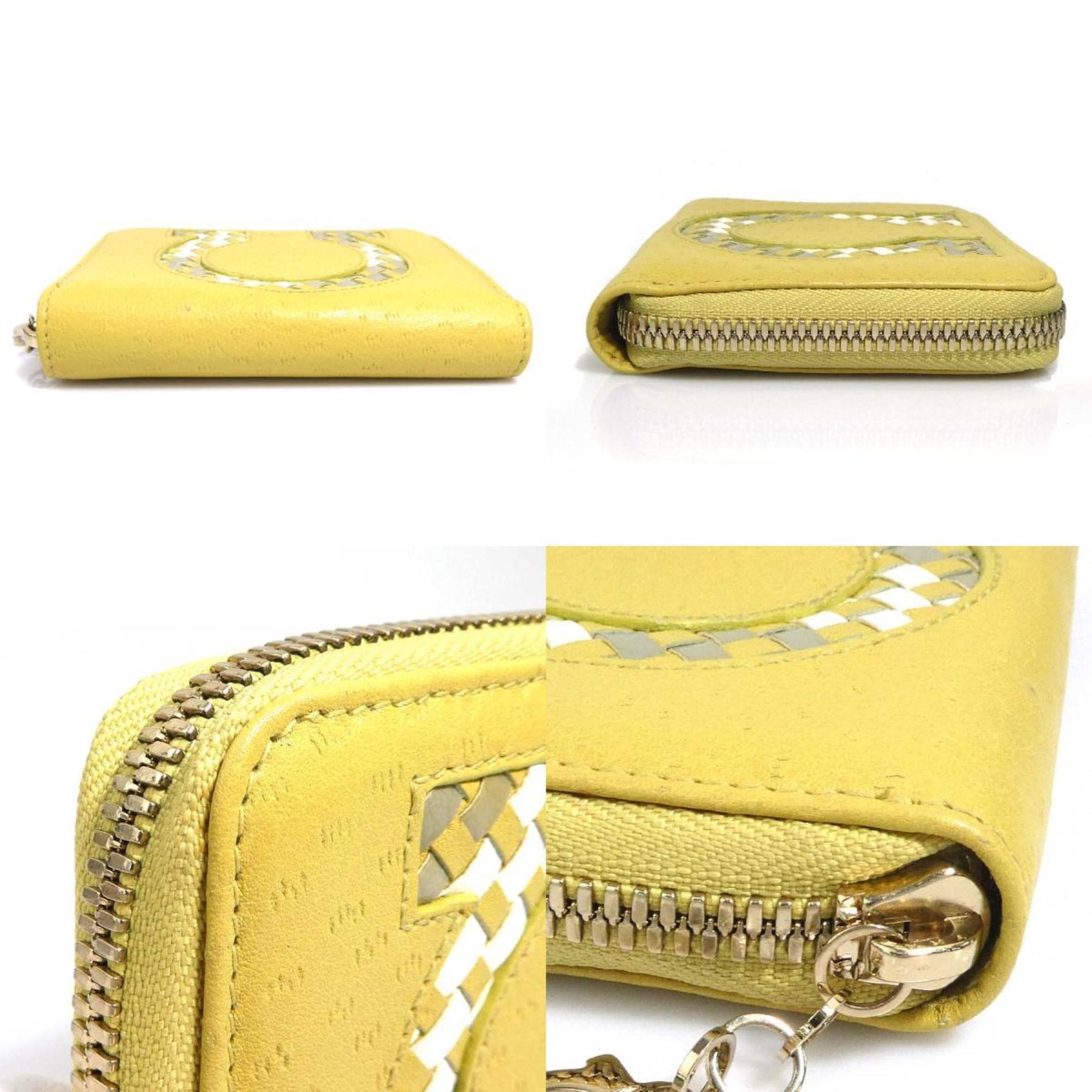 Salvatore Ferragamo Salvatore Ferragamo Gancini Leather Bi-fold Wallet in Mustard Yellow for Women (h31855a) Size ONE SIZE - 3 Thumbnail