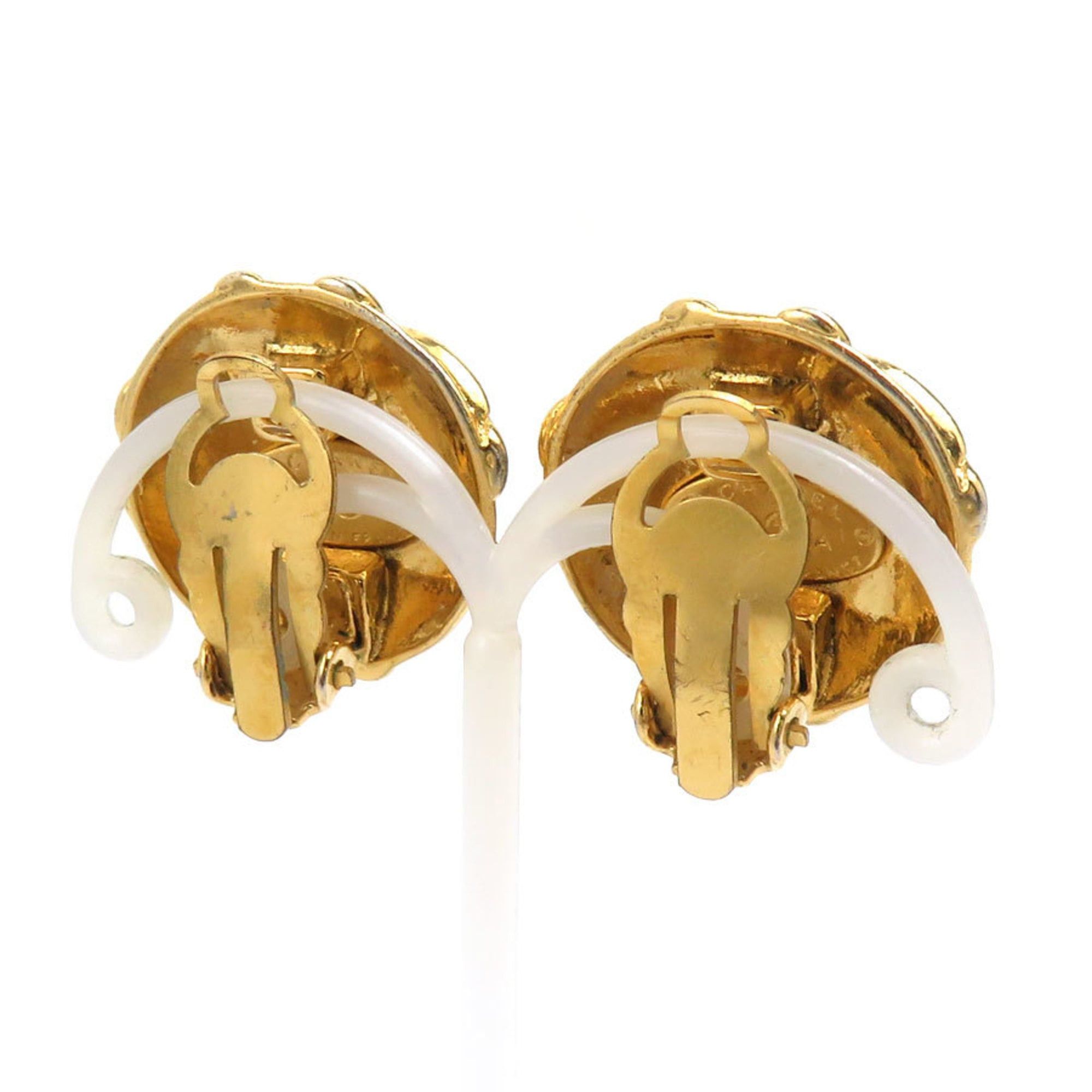 Chanel CHANEL Coco Mark Metal Gold Earrings for Women e61344a Size ONE SIZE - 2 Thumbnail