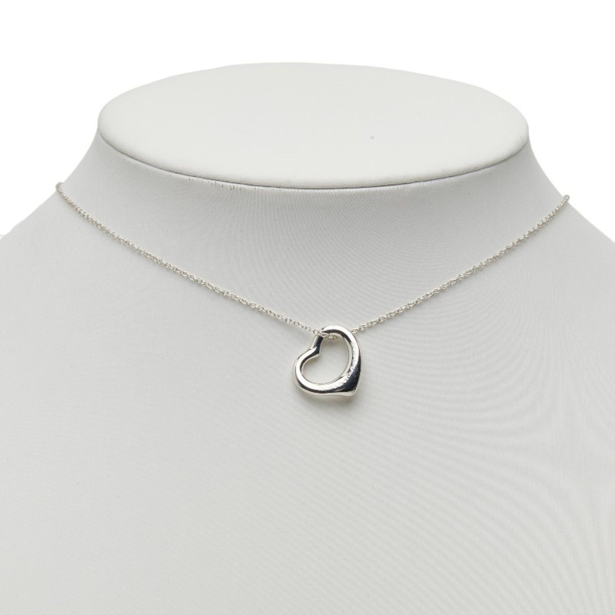 Tiffany & Co. Tiffany & Co. Open Heart Necklace in 925 Sterling Silver for Women. Size ONE SIZE - 7 Thumbnail
