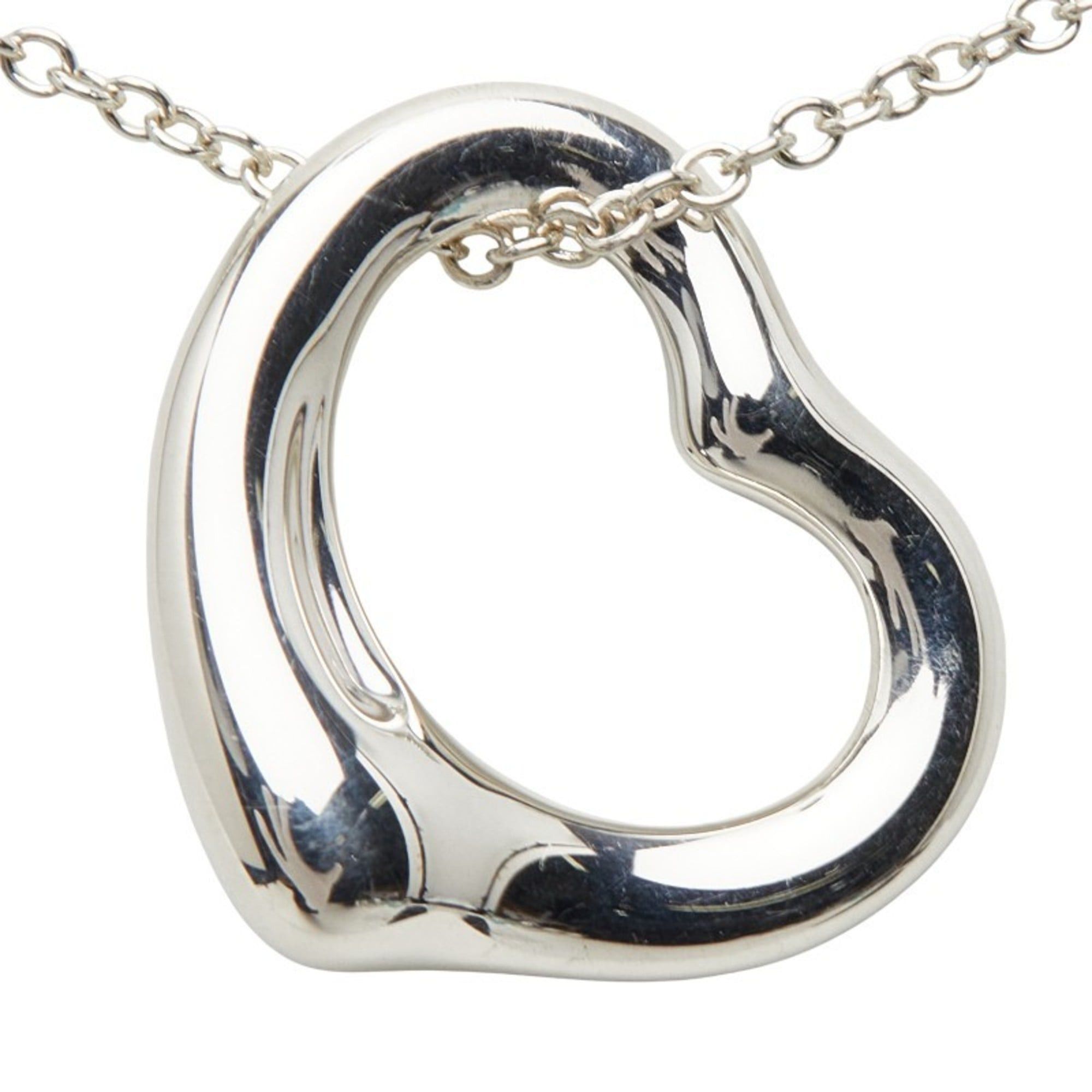 Tiffany & Co. Tiffany & Co. Open Heart Necklace in 925 Sterling Silver for Women. Size ONE SIZE - 3 Thumbnail