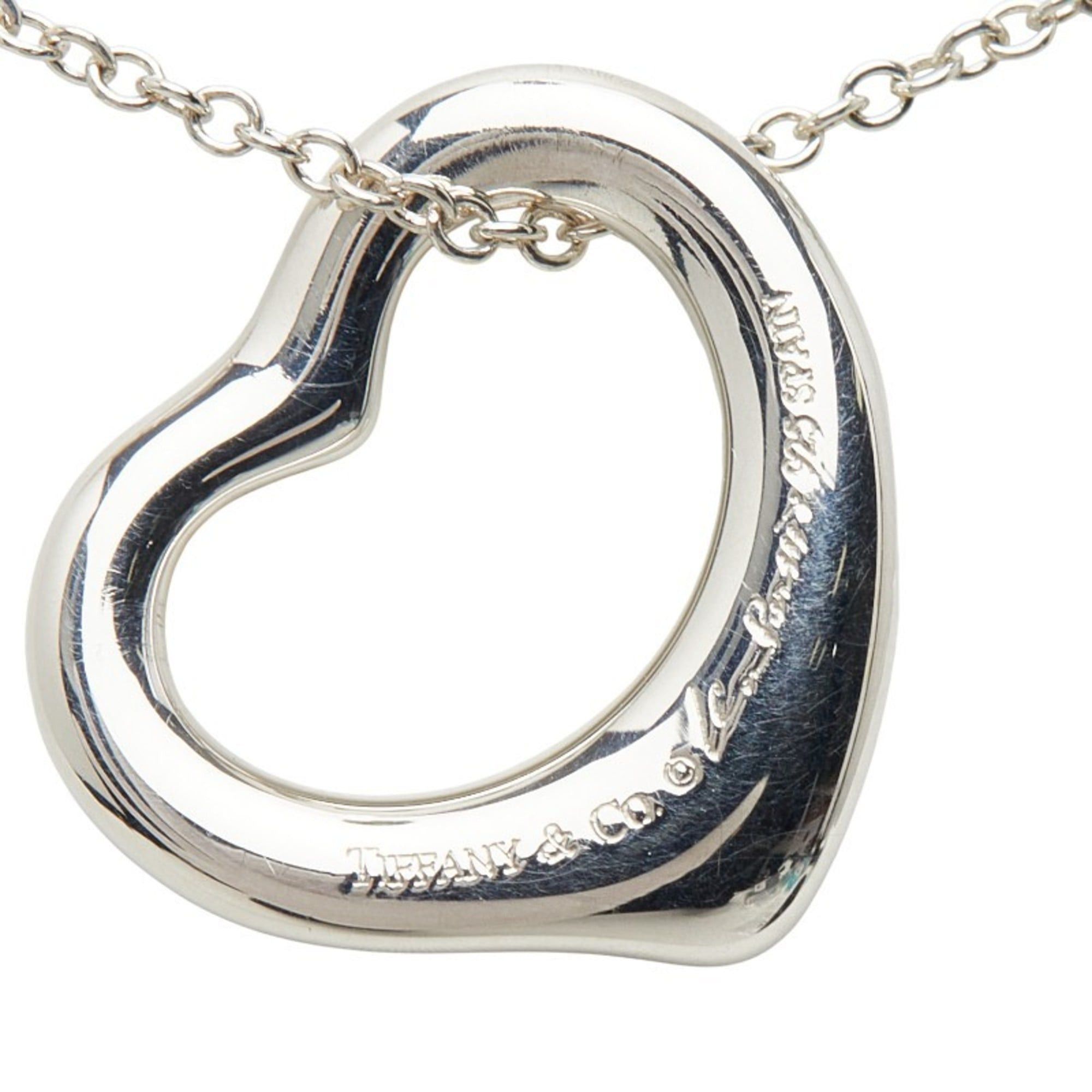 Tiffany & Co. Tiffany & Co. Open Heart Necklace in 925 Sterling Silver for Women. Size ONE SIZE - 2 Thumbnail