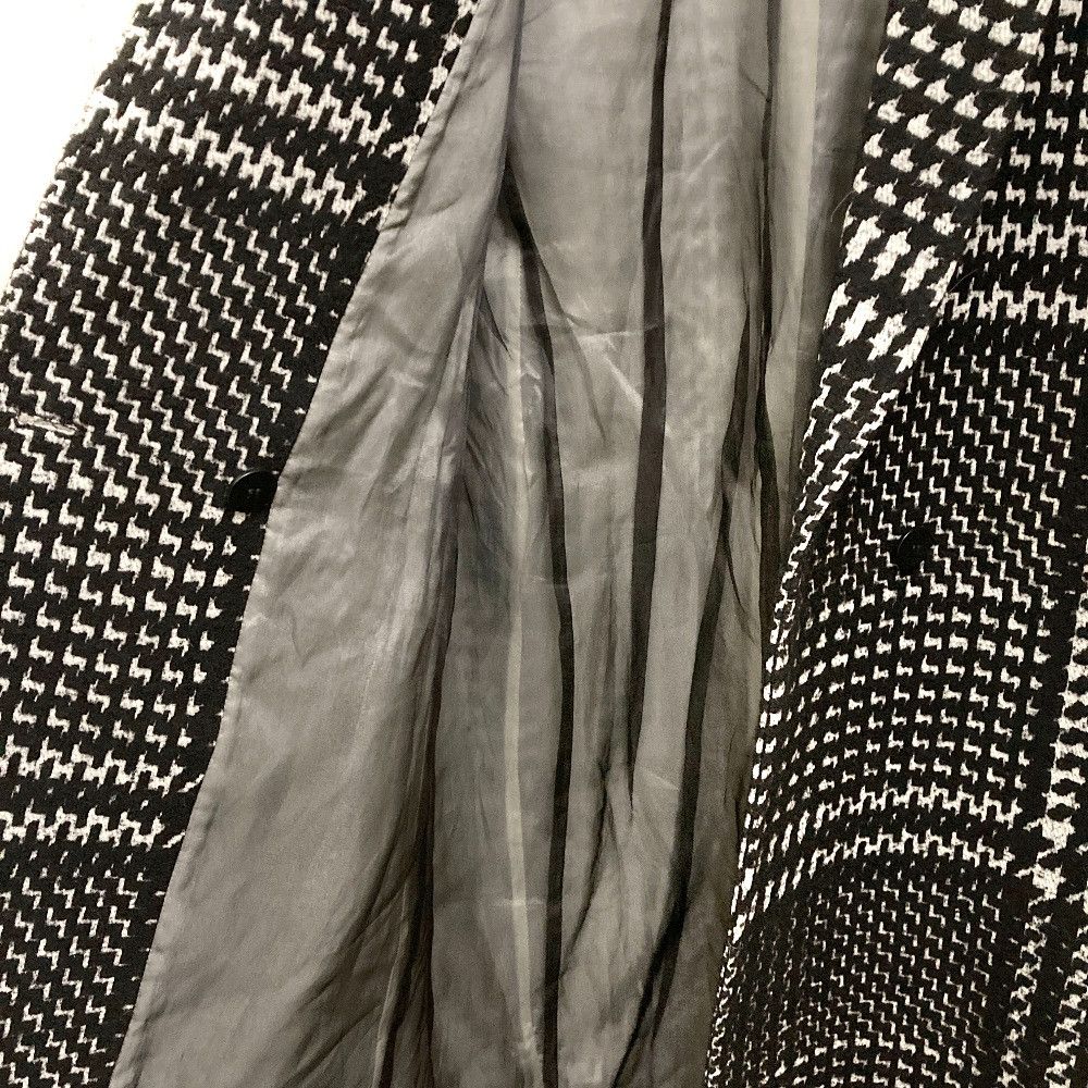 Max Mara MaxMara Max Mara Check Tweed Long Chester Coat Textile Outerwear DUTY FREE for USA Size ONE SIZE - 5 Thumbnail