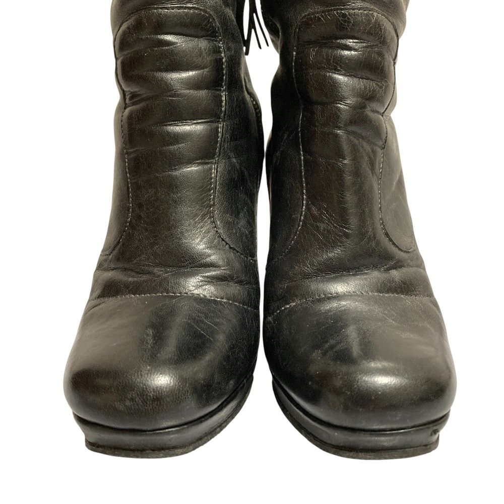 Miu Miu Miu Miu Miu Miu Leather Short Boots Leather Shoes DUTY FREE for USA Size ONE SIZE - 3 Thumbnail