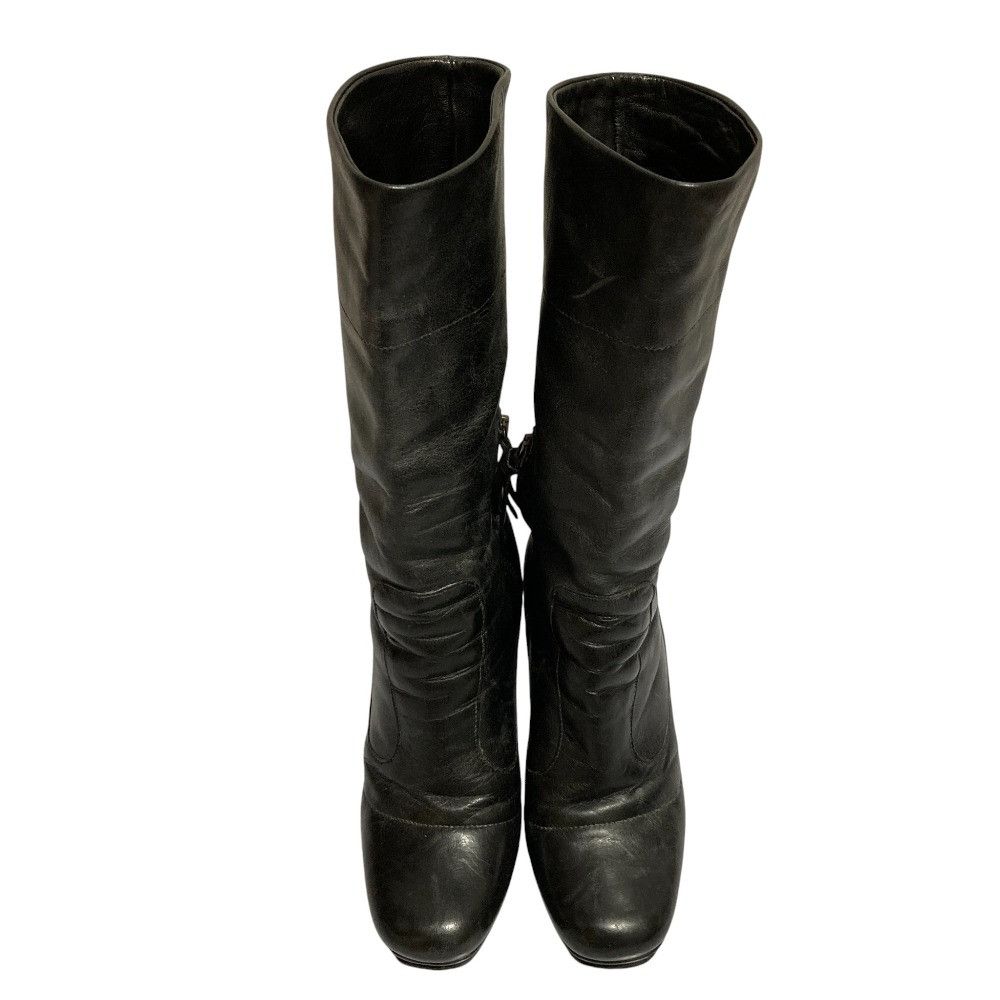 Miu Miu Miu Miu Miu Miu Leather Short Boots Leather Shoes DUTY FREE for USA Size ONE SIZE - 2 Thumbnail
