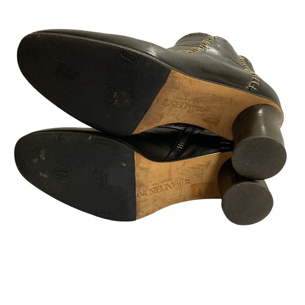 Other Other JW Anderson Stitch Design Short Boots Leather Shoes DUTY FREE for USA Size ONE SIZE - 6 Thumbnail