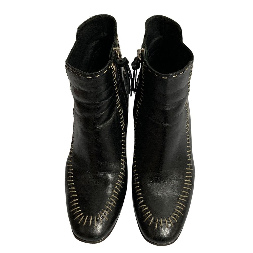 Other Other JW Anderson Stitch Design Short Boots Leather Shoes DUTY FREE for USA Size ONE SIZE - 2 Thumbnail