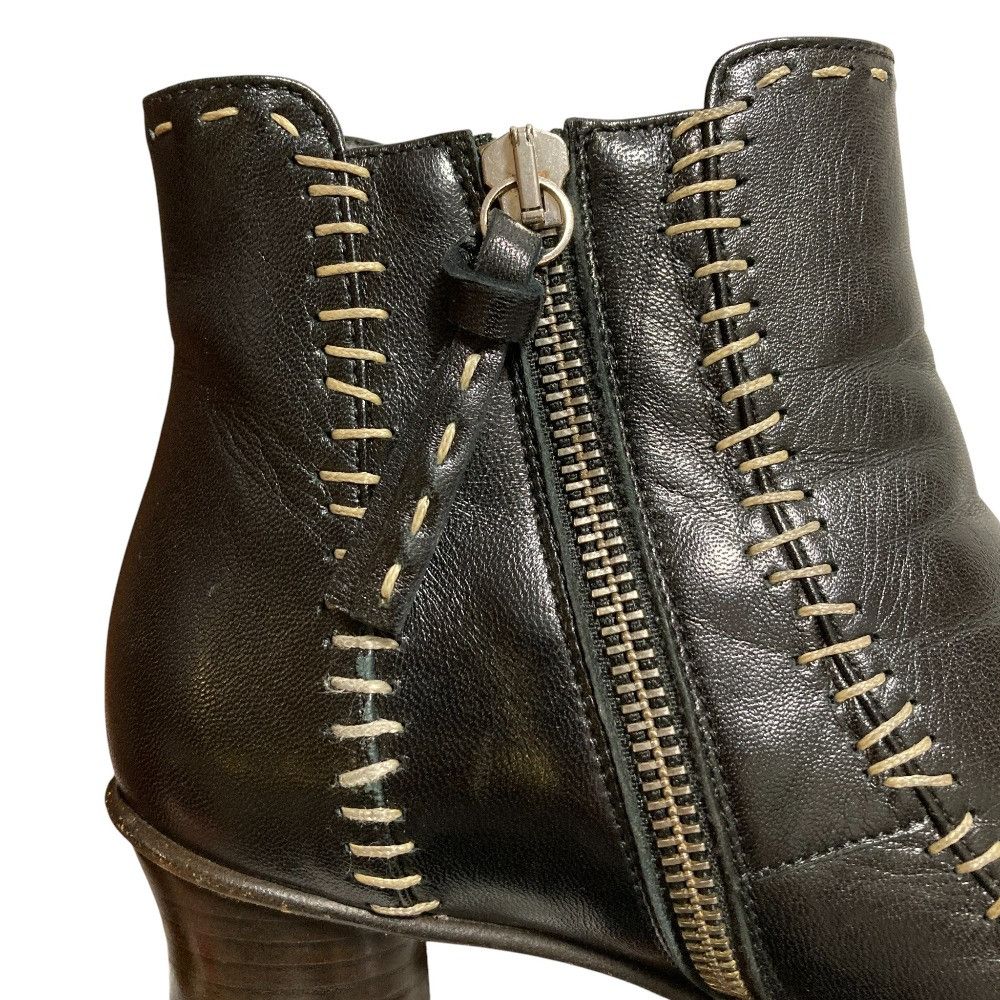 Other Other JW Anderson Stitch Design Short Boots Leather Shoes DUTY FREE for USA Size ONE SIZE - 8 Thumbnail