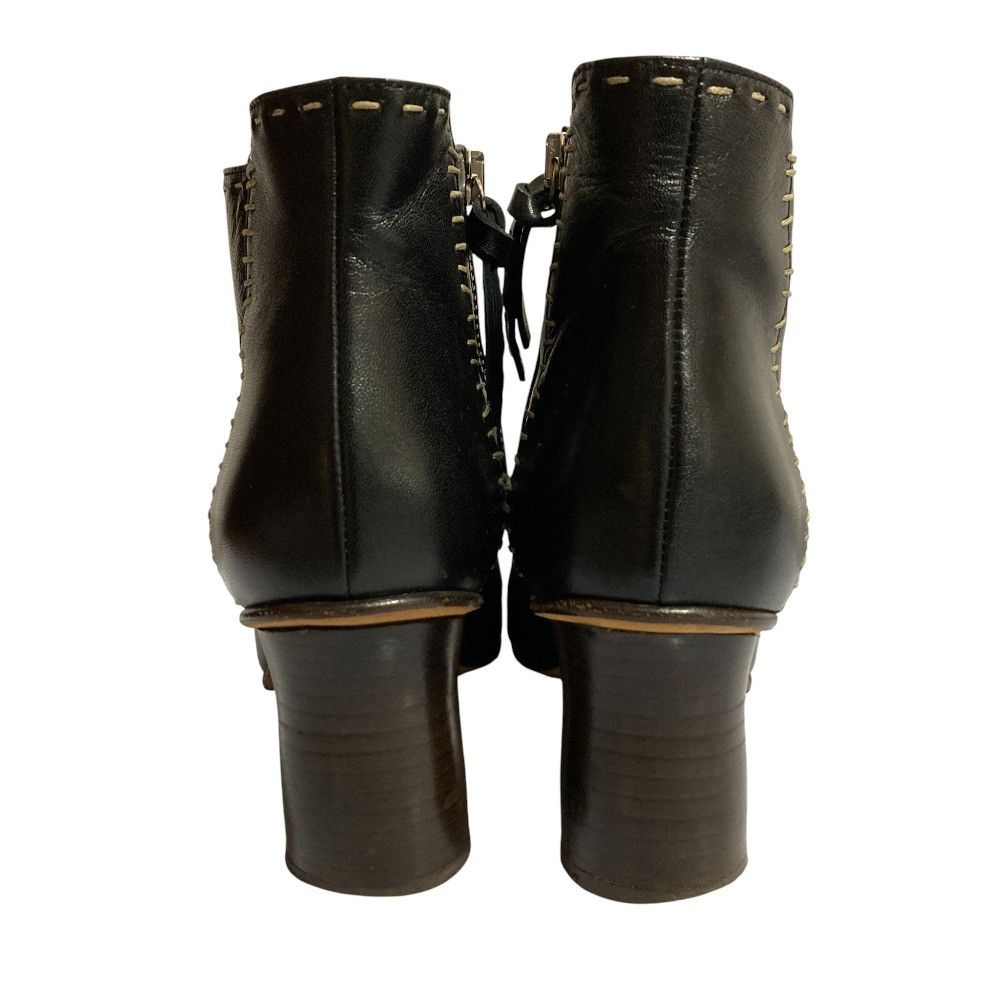 Other Other JW Anderson Stitch Design Short Boots Leather Shoes DUTY FREE for USA Size ONE SIZE - 4 Thumbnail